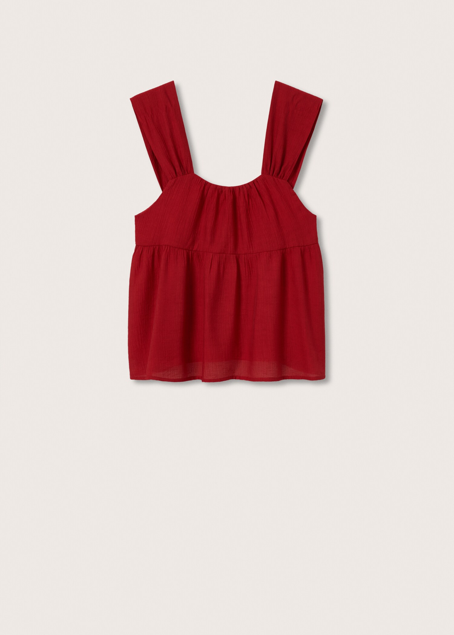 Ruffled strap top - Article without model