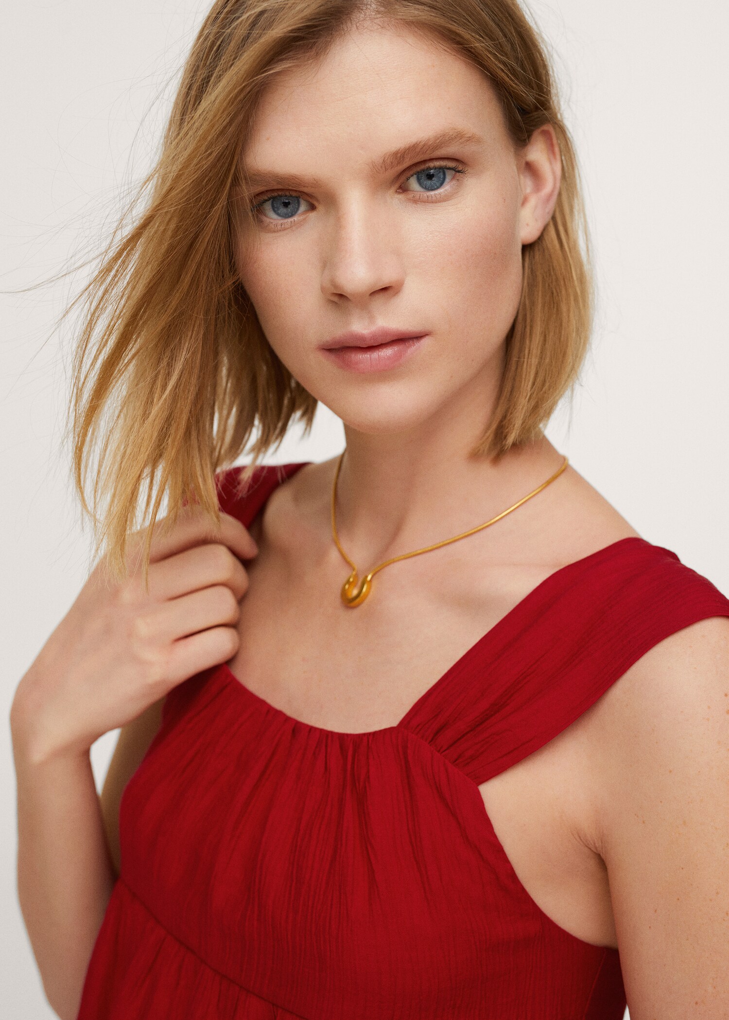 Ruffled strap top - Details of the article 2