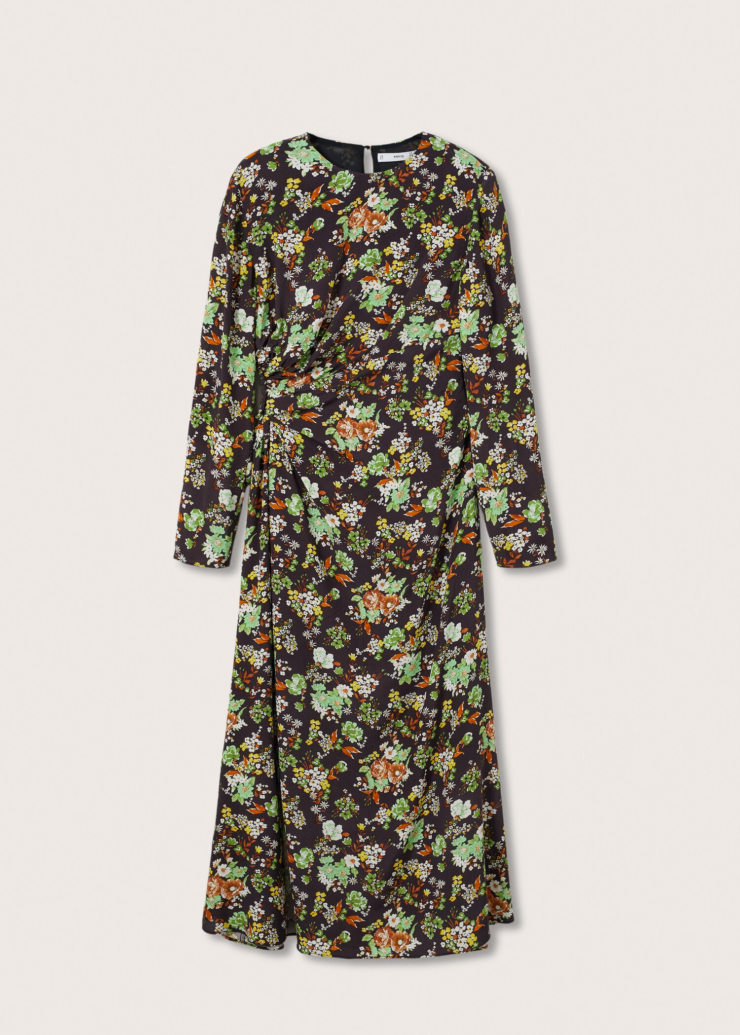 Robe froncée dos ouvert - Article sans modèle