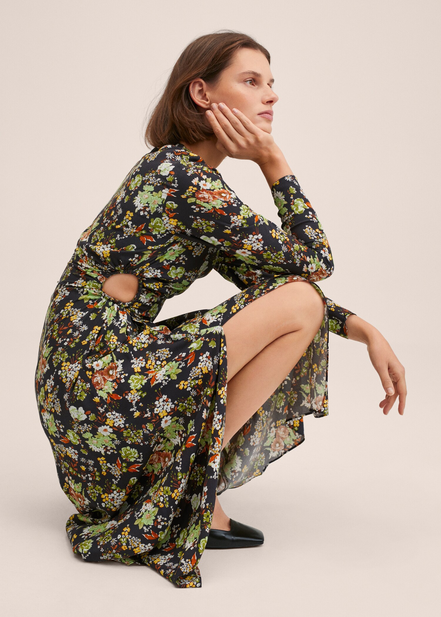 Robe froncée dos ouvert - Détail de l'article 1