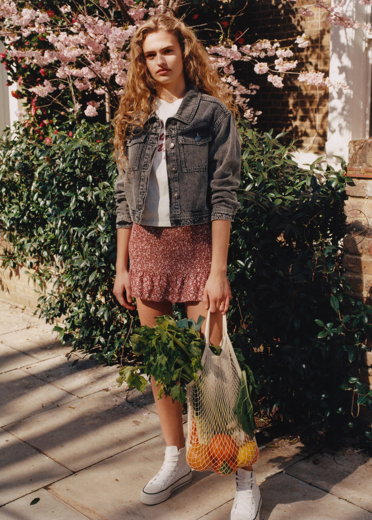 Cazadora crop denim - Detalle del artículo 6