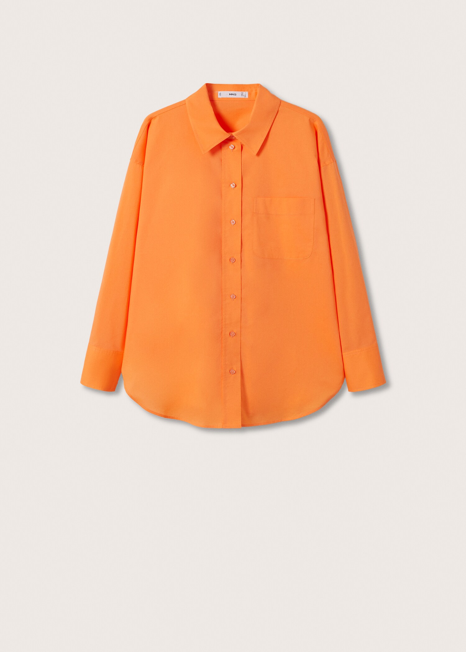 Oversize cotton shirt - Article without model