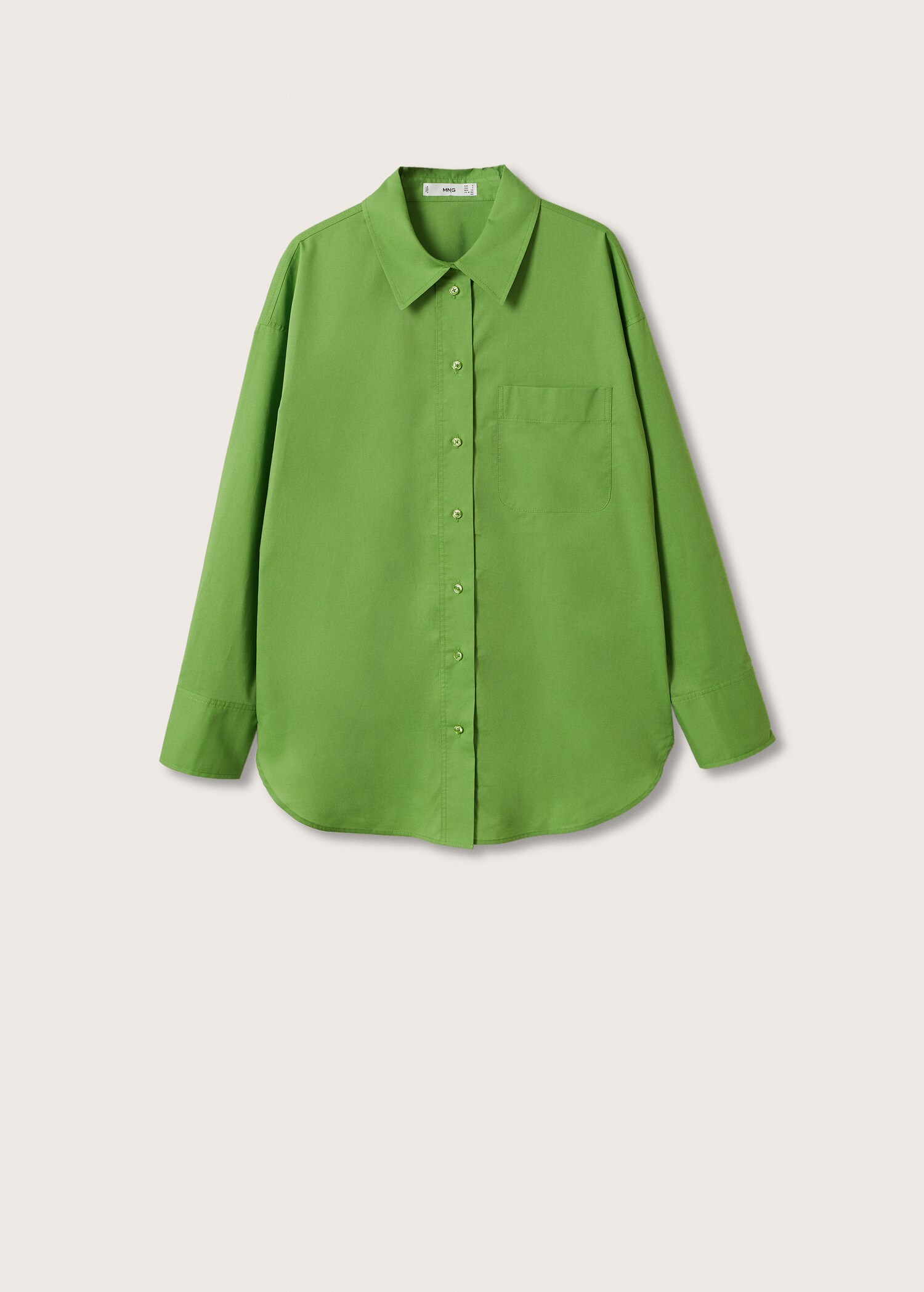 Bavlněná košile oversize - Zboží bez modelu