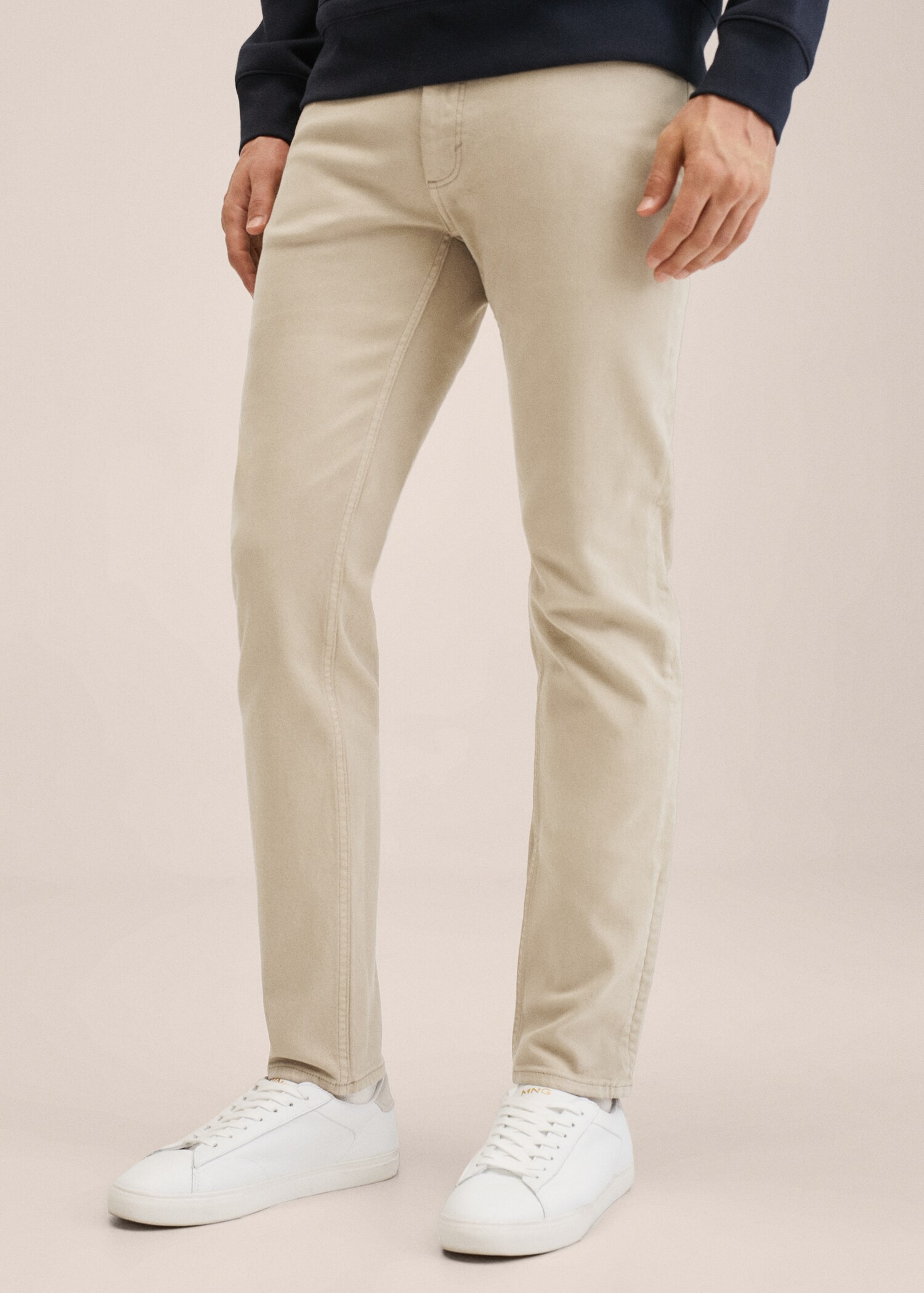 Slim-fit coloured jeans - Medium plane