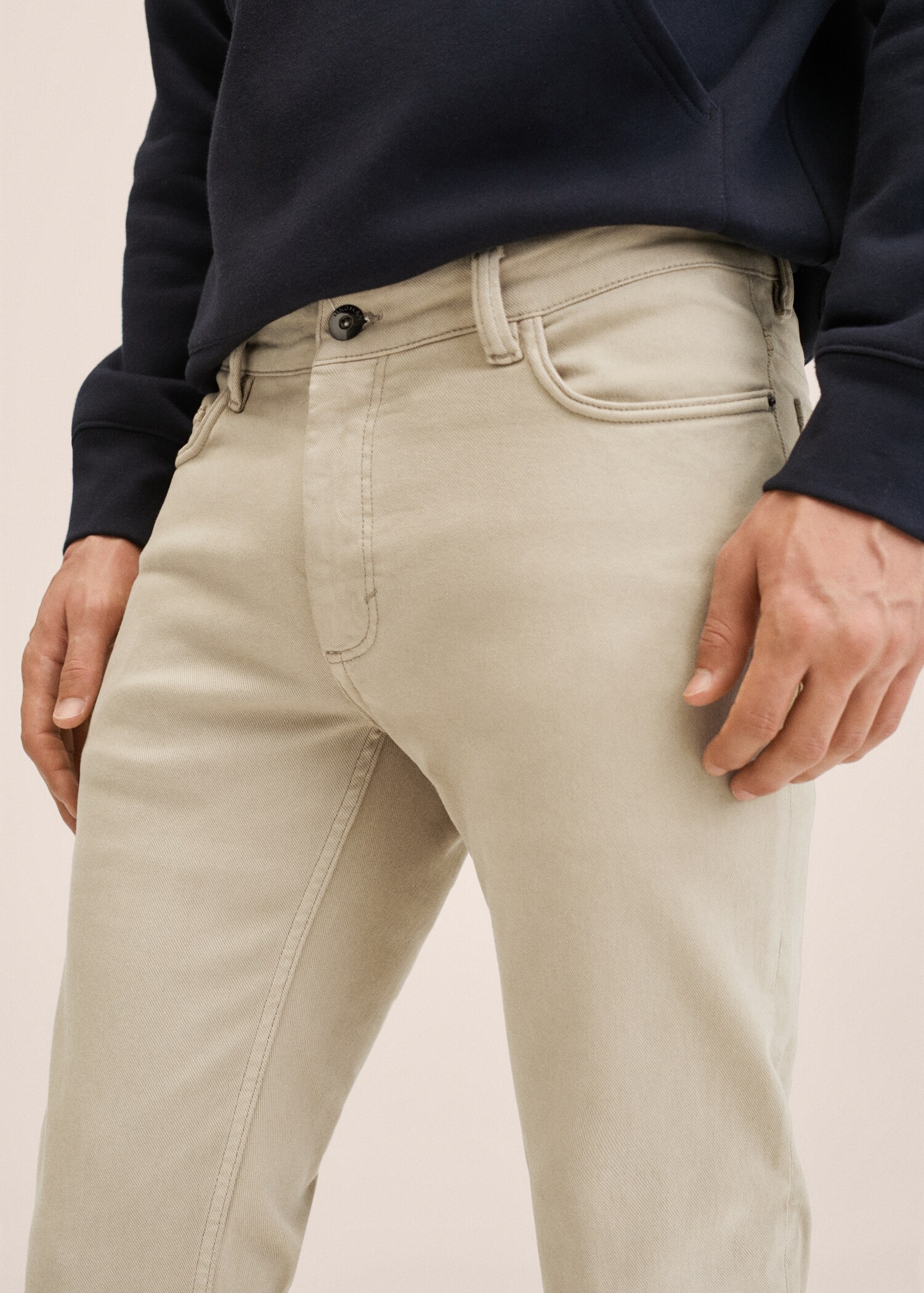 Slim-fit coloured jeans - Details of the article 1