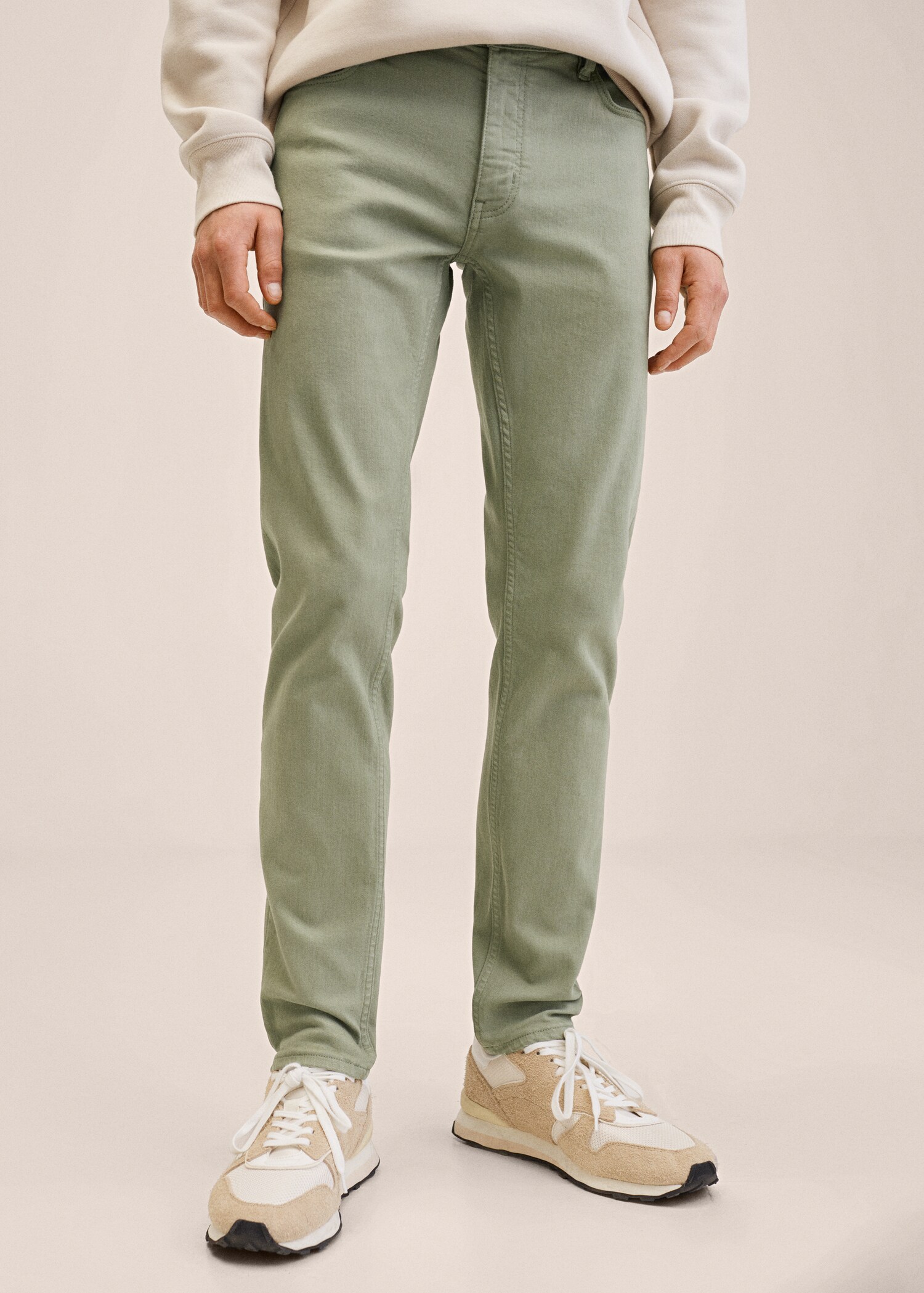 Jeans slim fit color - Plano medio