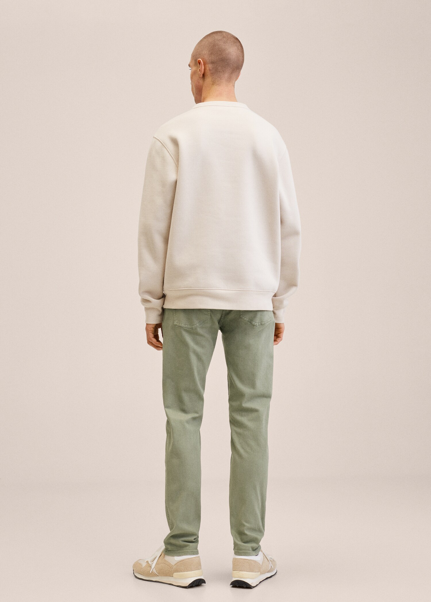 Jeans slim fit color - Reverso del artículo