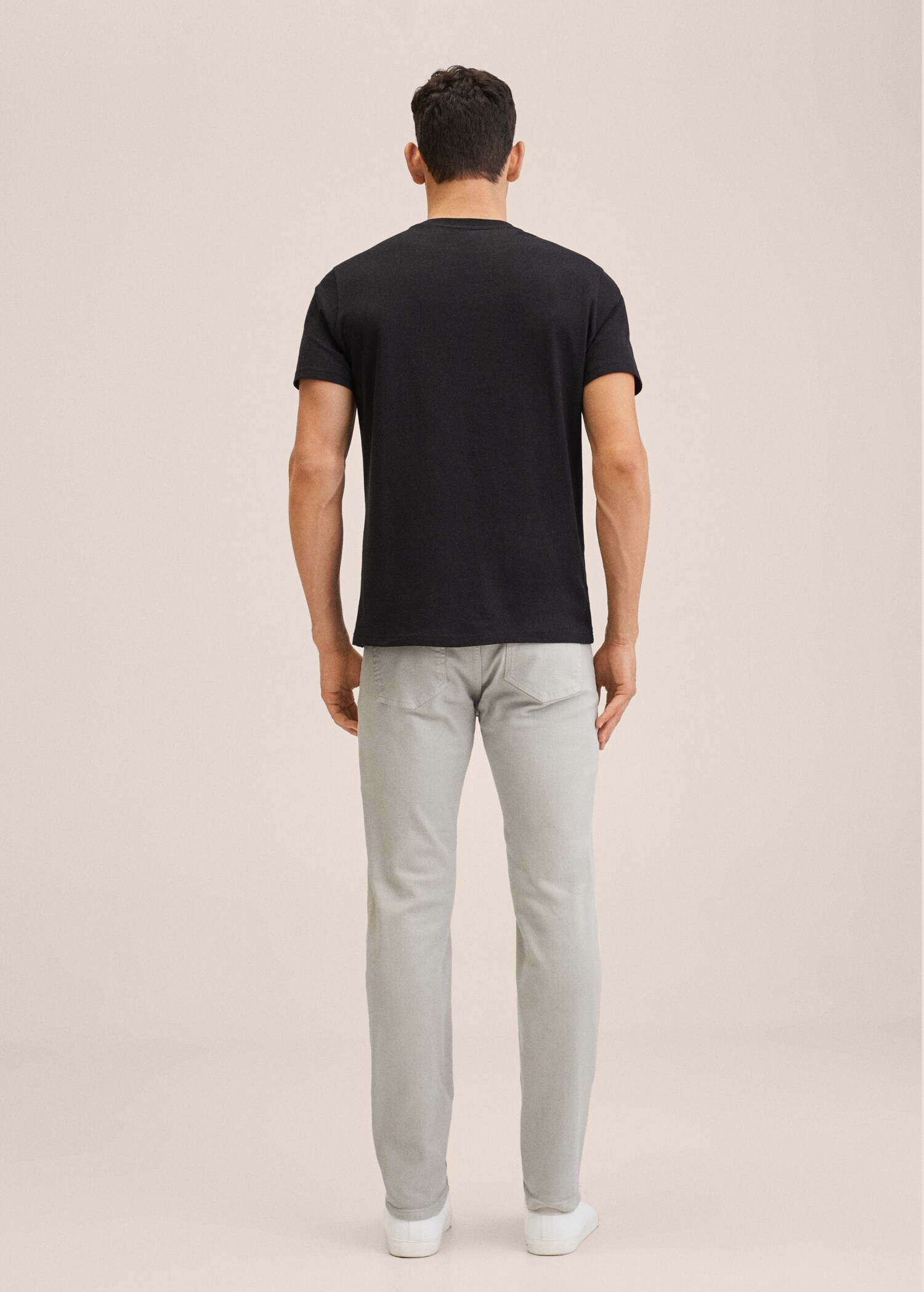 Jeans slim fit color - Reverso del artículo