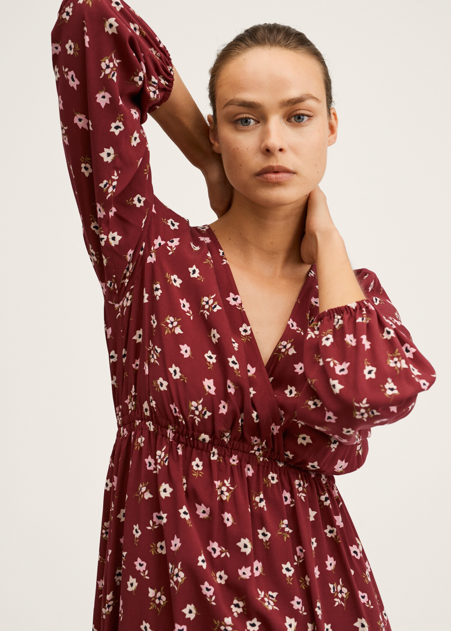 Vestido estampado flores - Detalle del artículo 1