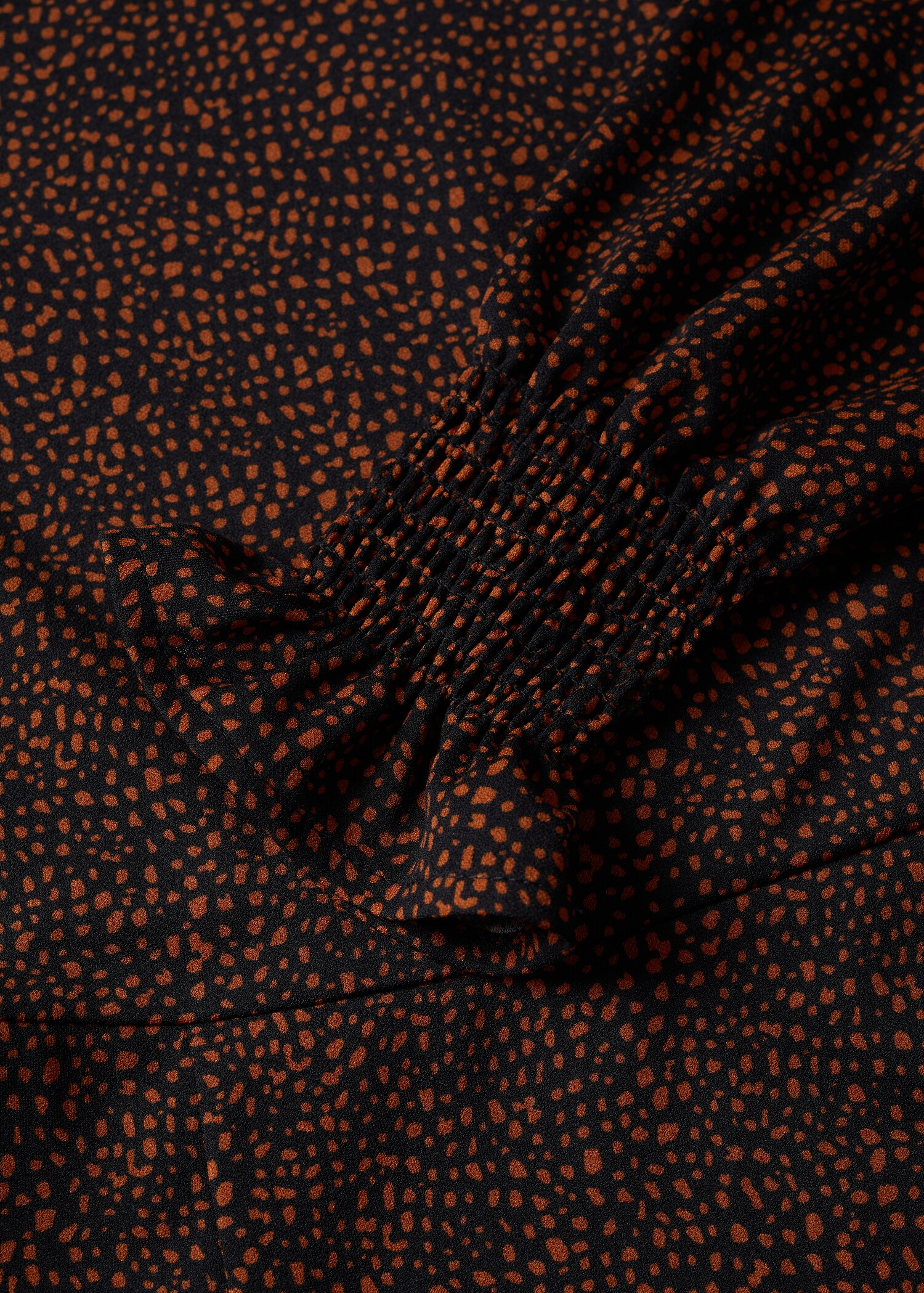 Vestido estampado manga abullonada - Detalle del artículo 8