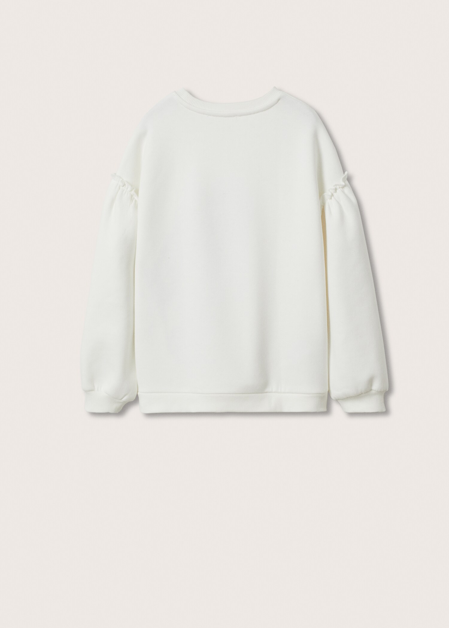 Sudadera algodón bordado - Reverso del artículo
