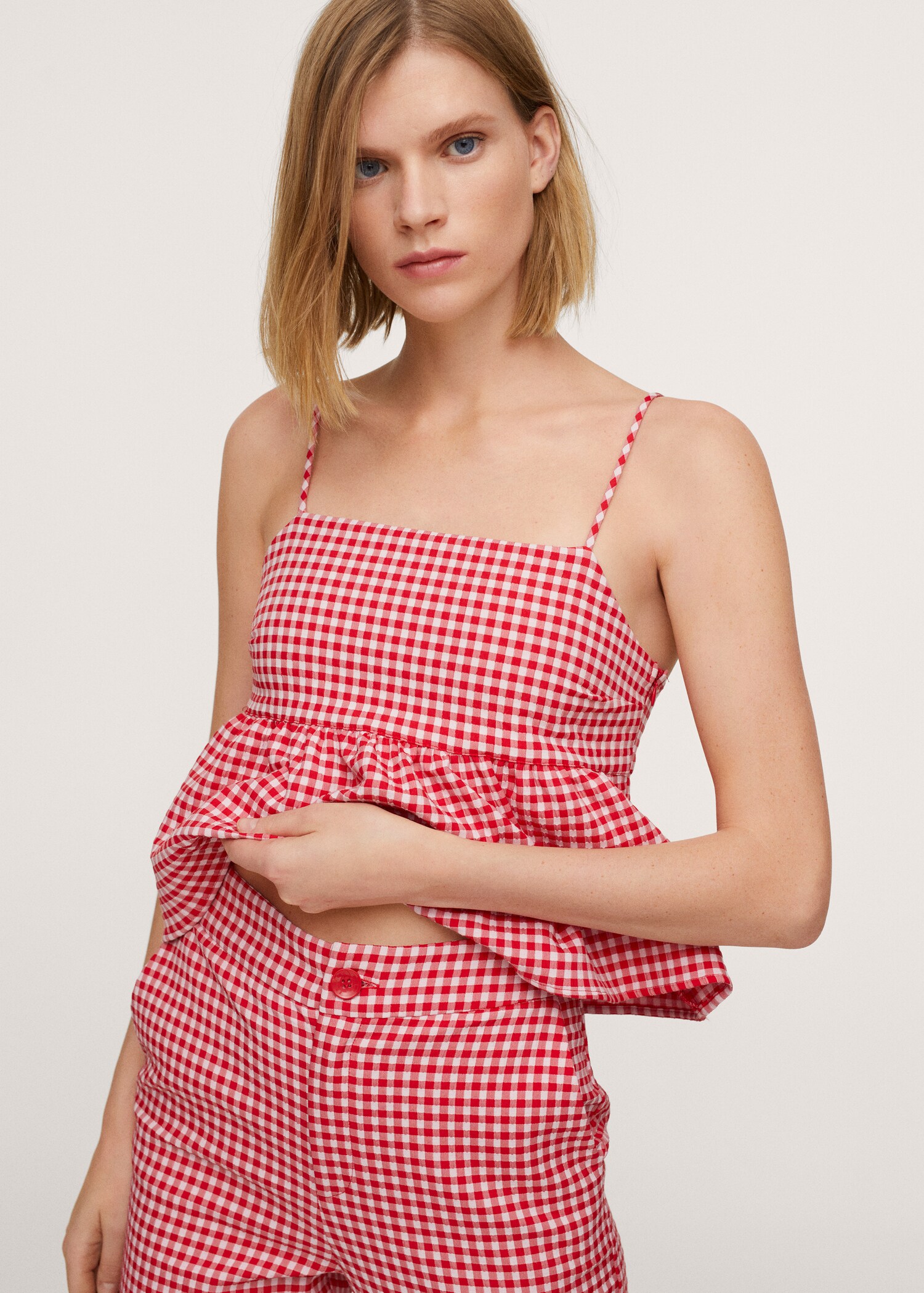 Pantalon coton vichy - Détail de l'article 1