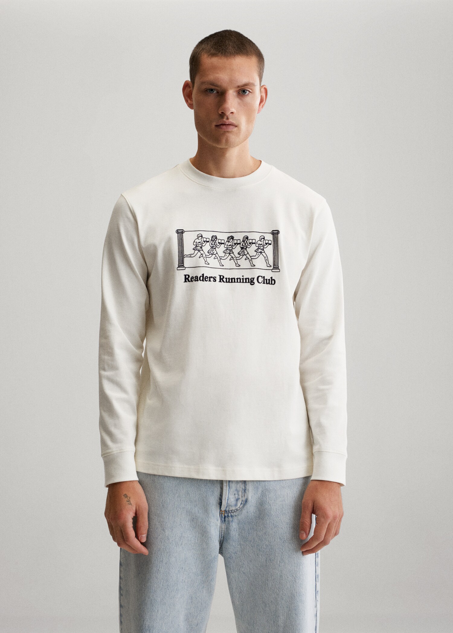 Camiseta manga larga Tiago - Plano medio