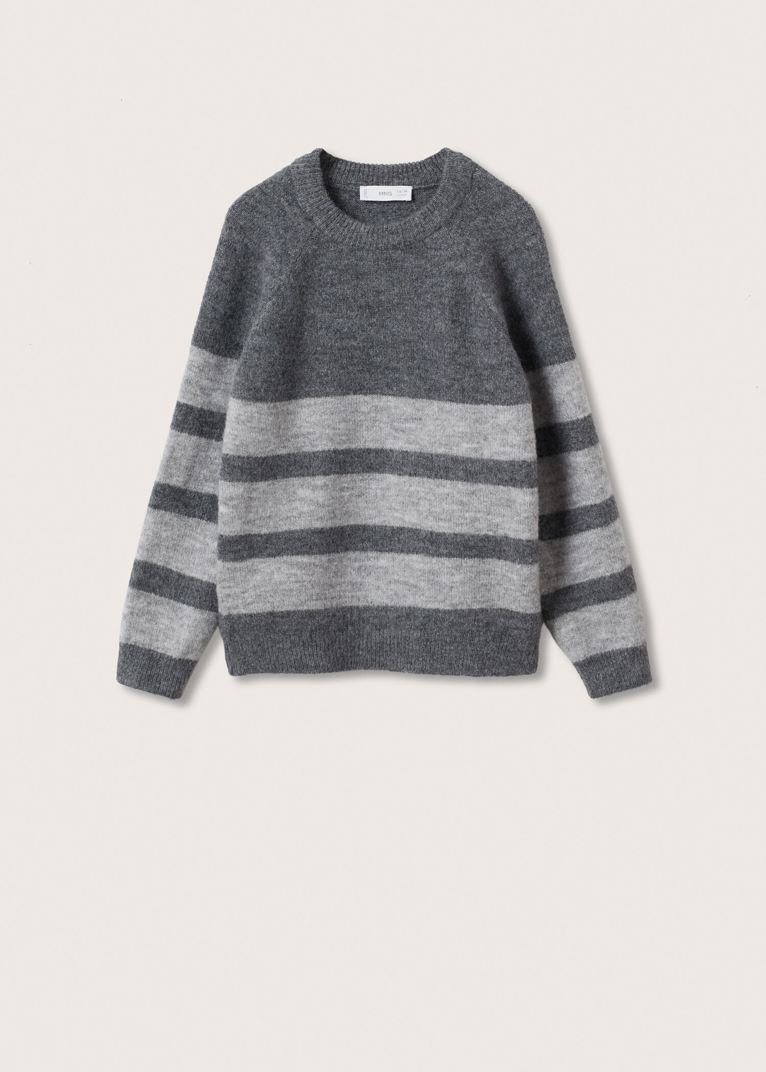 Striped knit sweater - Article without model