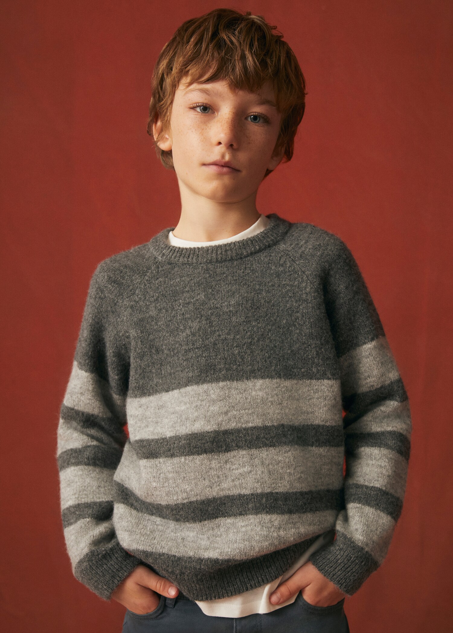 Striped knit sweater - Details of the article 6