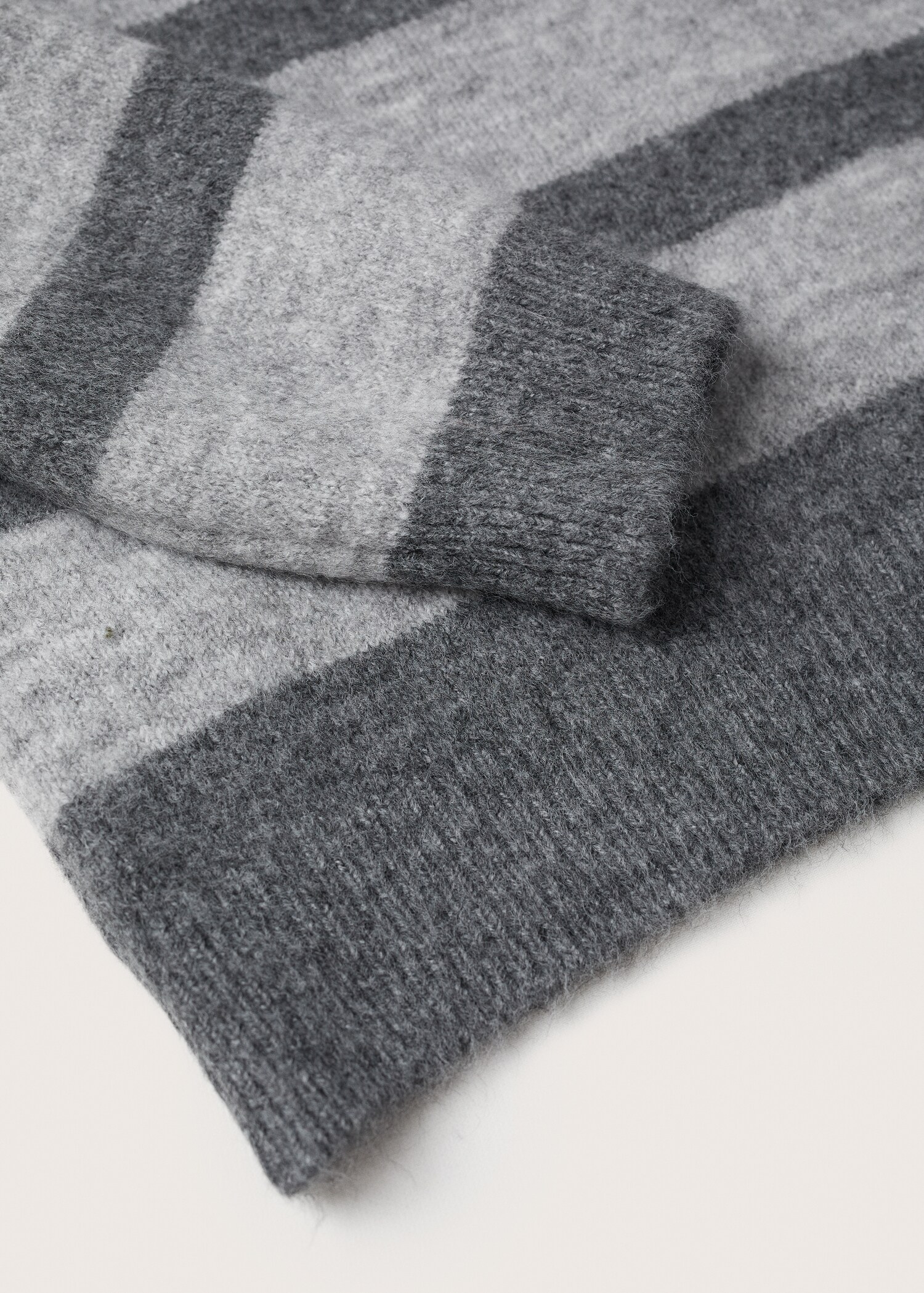 Striped knit sweater - Details of the article 8