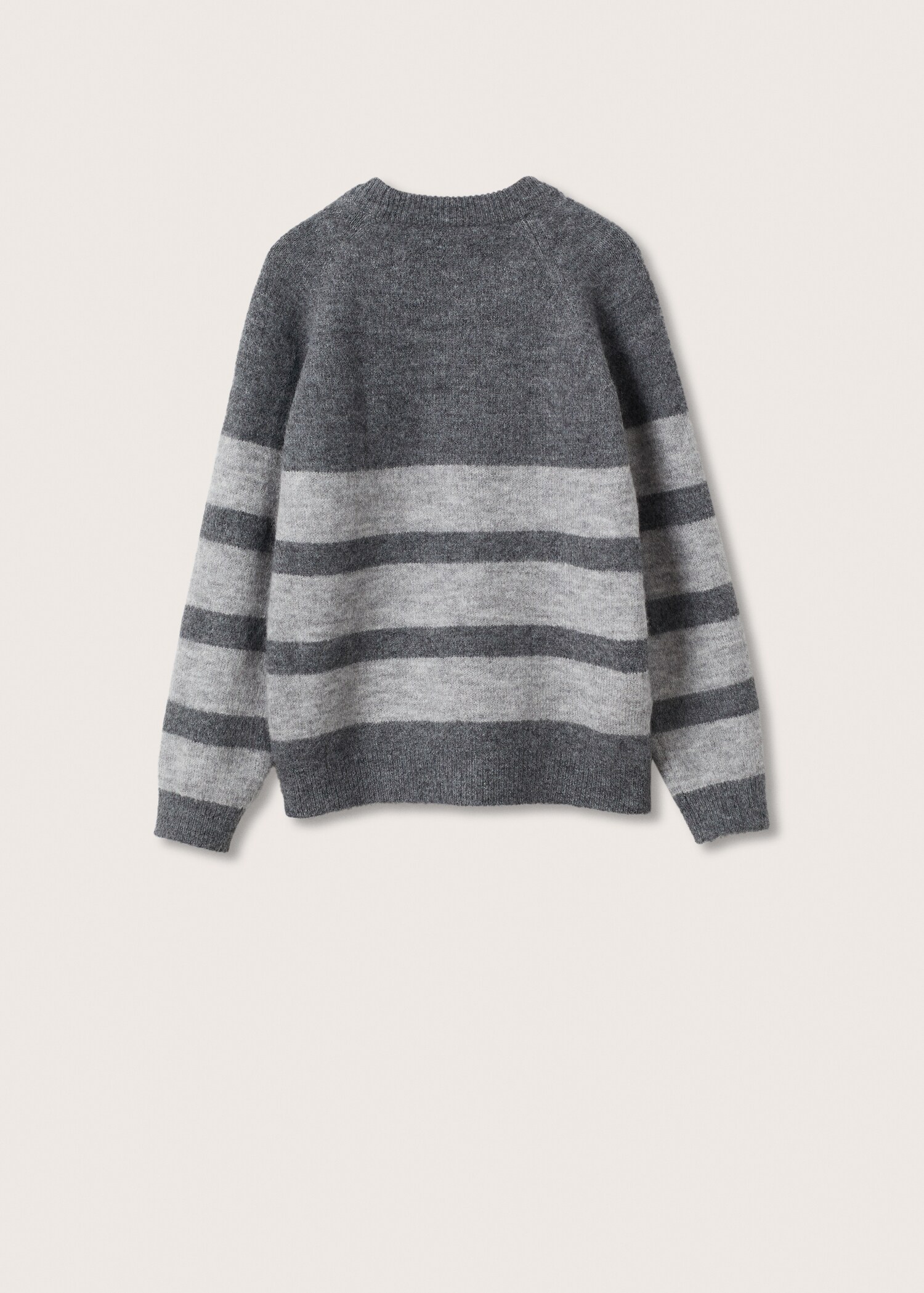 Striped knit sweater - Reverse of the article