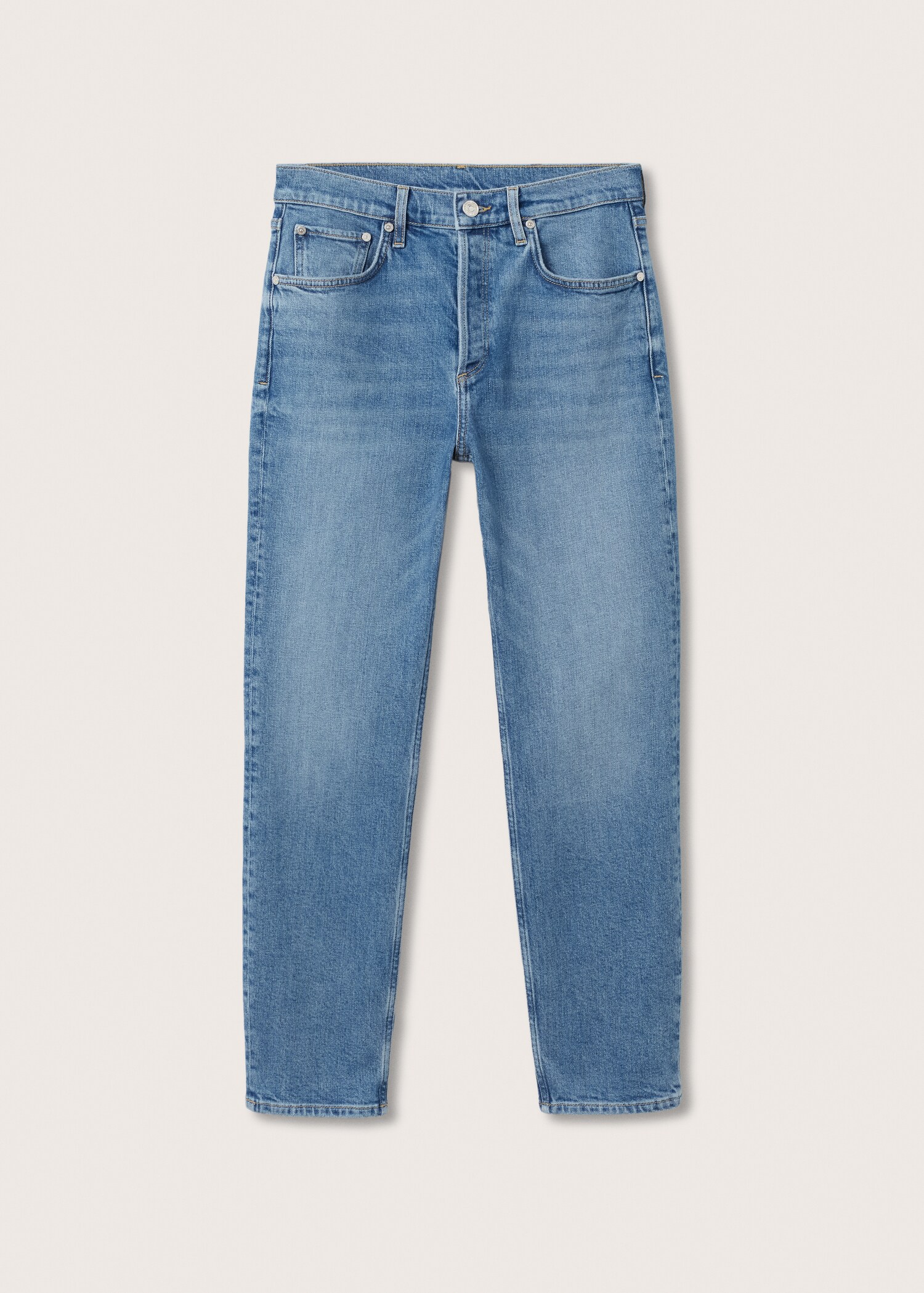Slim mid-rise cropped jeans - Article without model