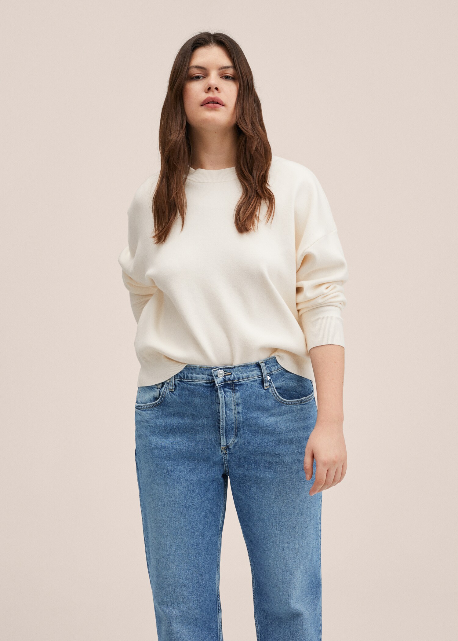 Slim mid-rise cropped jeans - Details of the article 4