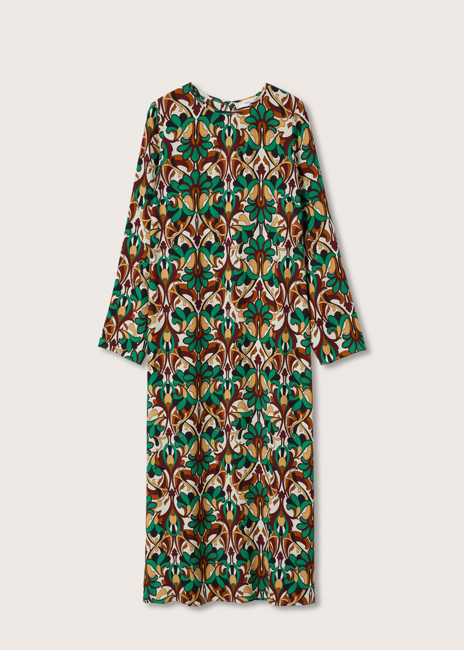 Vestido estampado abertura  - Artículo sin modelo
