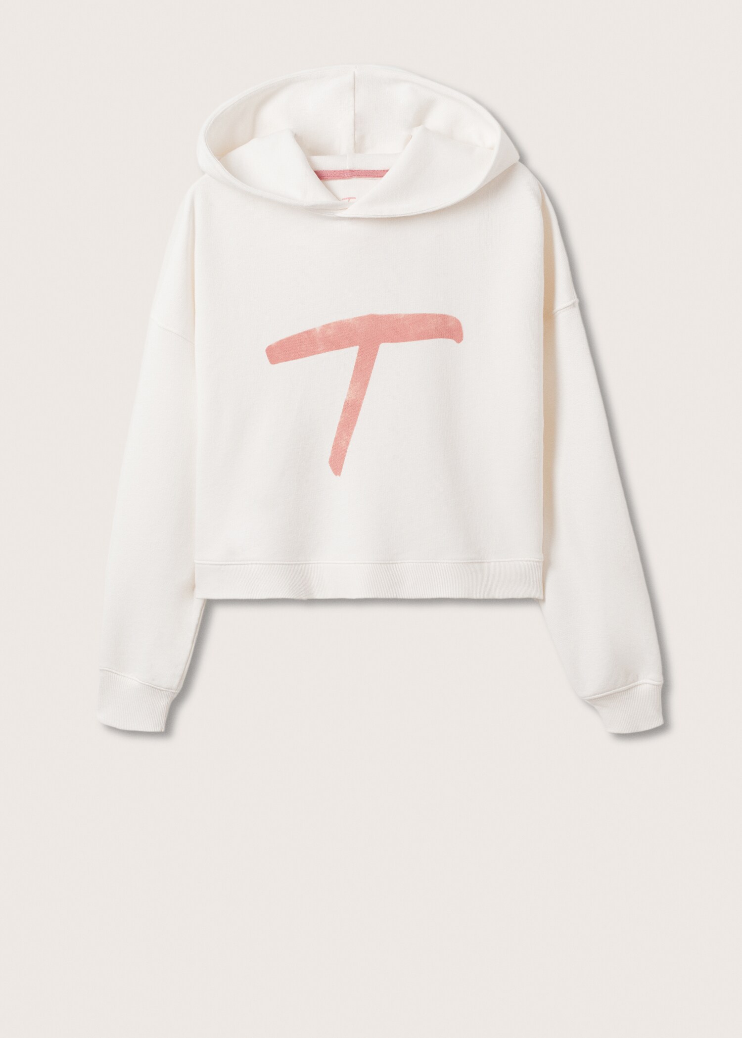 Sudadera crop Colección T - Artículo sin modelo
