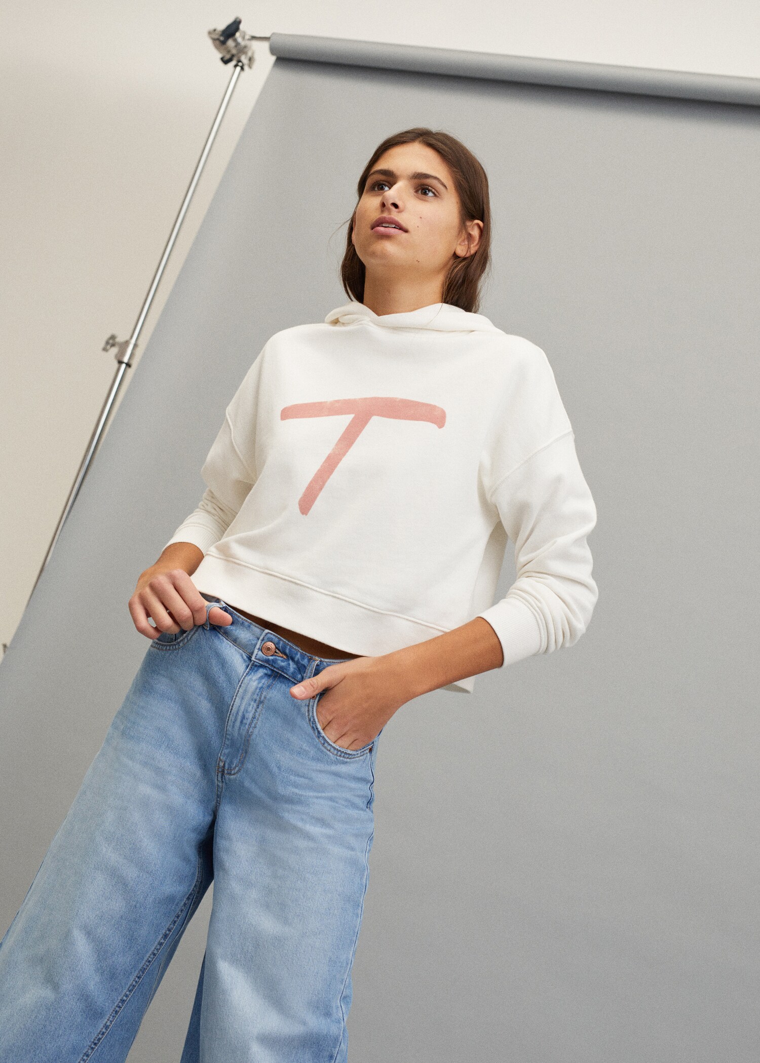 Sudadera crop Colección T - Detalle del artículo 5