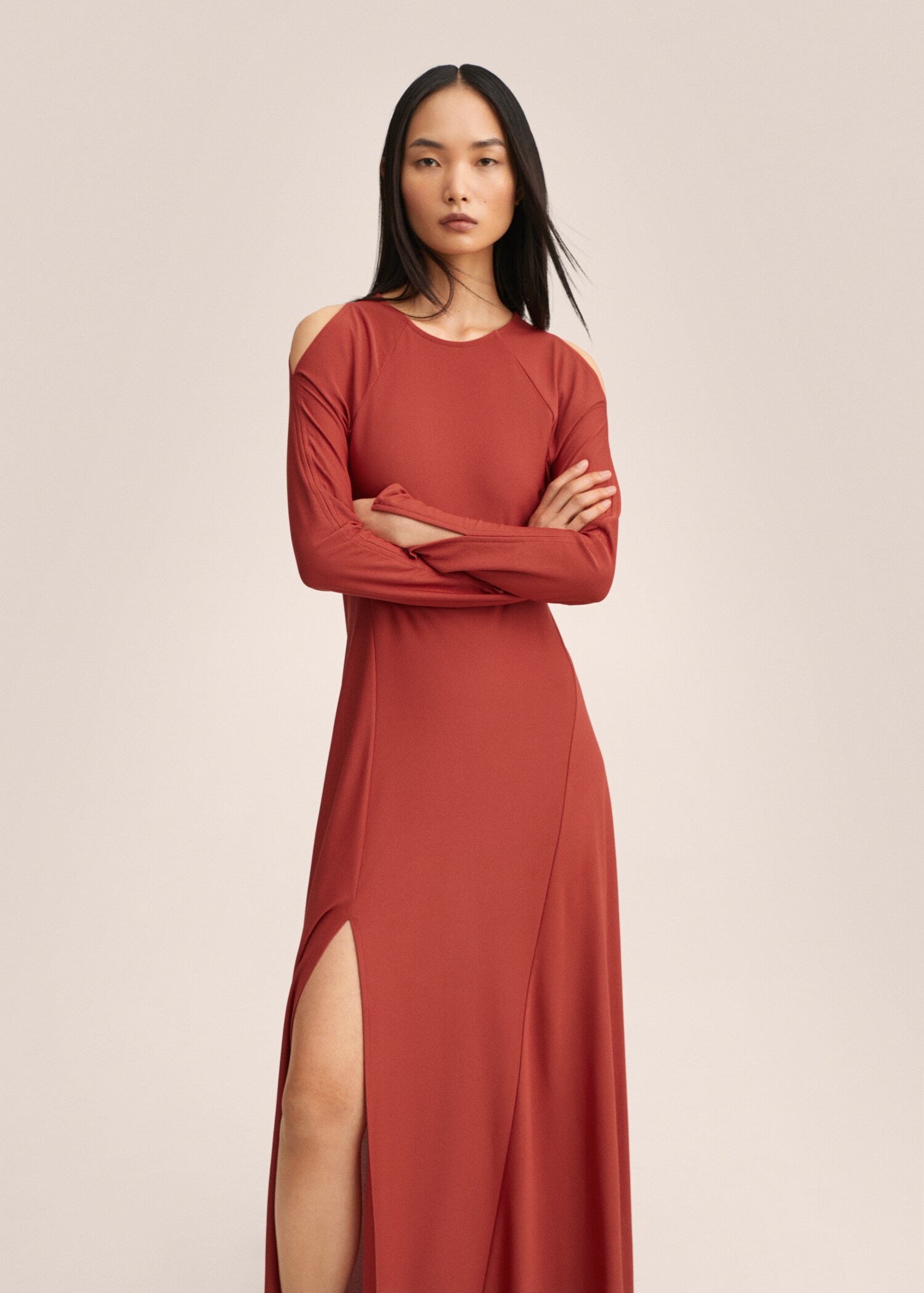 Side-slit dress - Medium plane