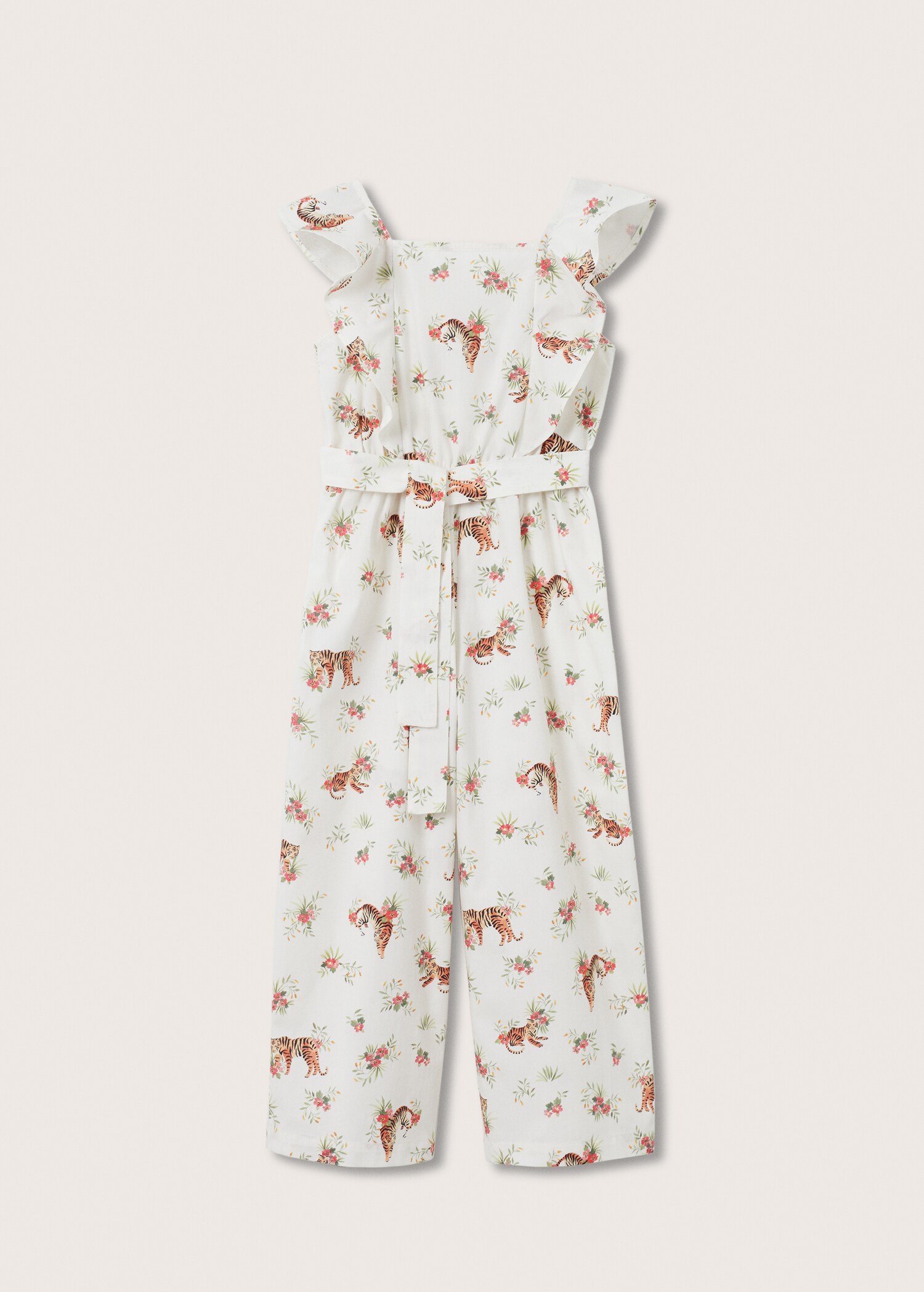 Tiger-print jumpsuit - Article without model