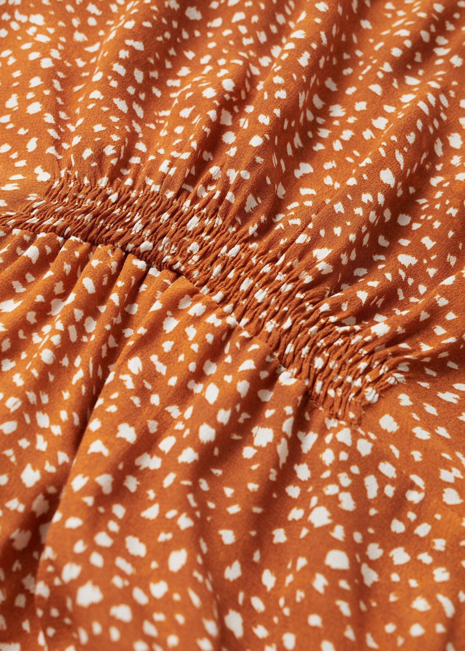 Vestido estampado manga abullonada - Detalle del artículo 8