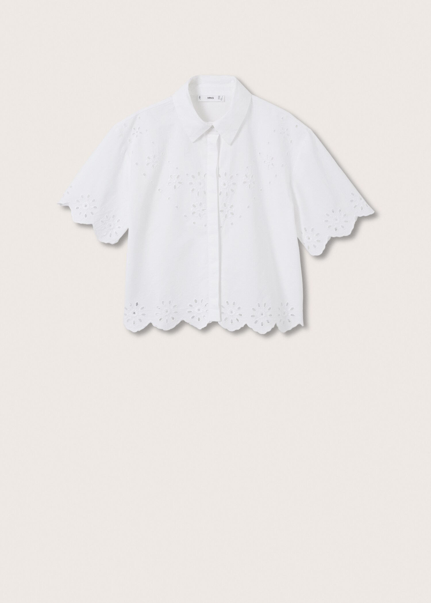 Camisa algodón bordada - Artículo sin modelo