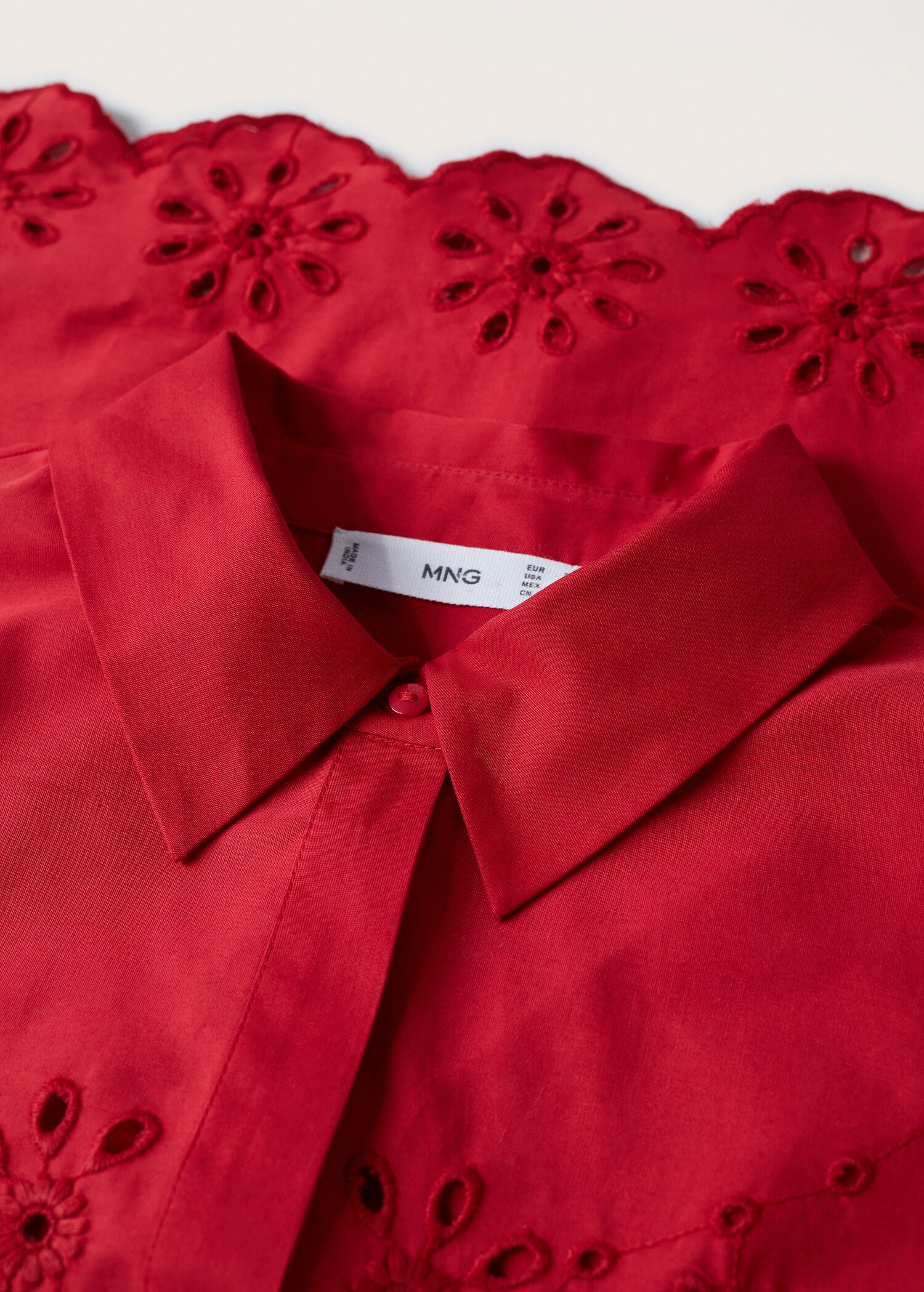 Camisa algodón bordada - Detalle del artículo 8