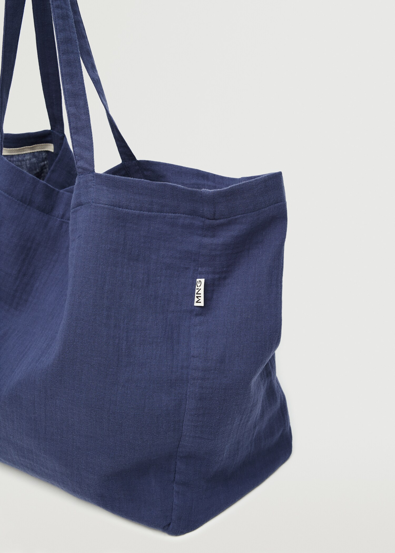 Bavlněná kabelka shopper - Náhled ve středové rovině