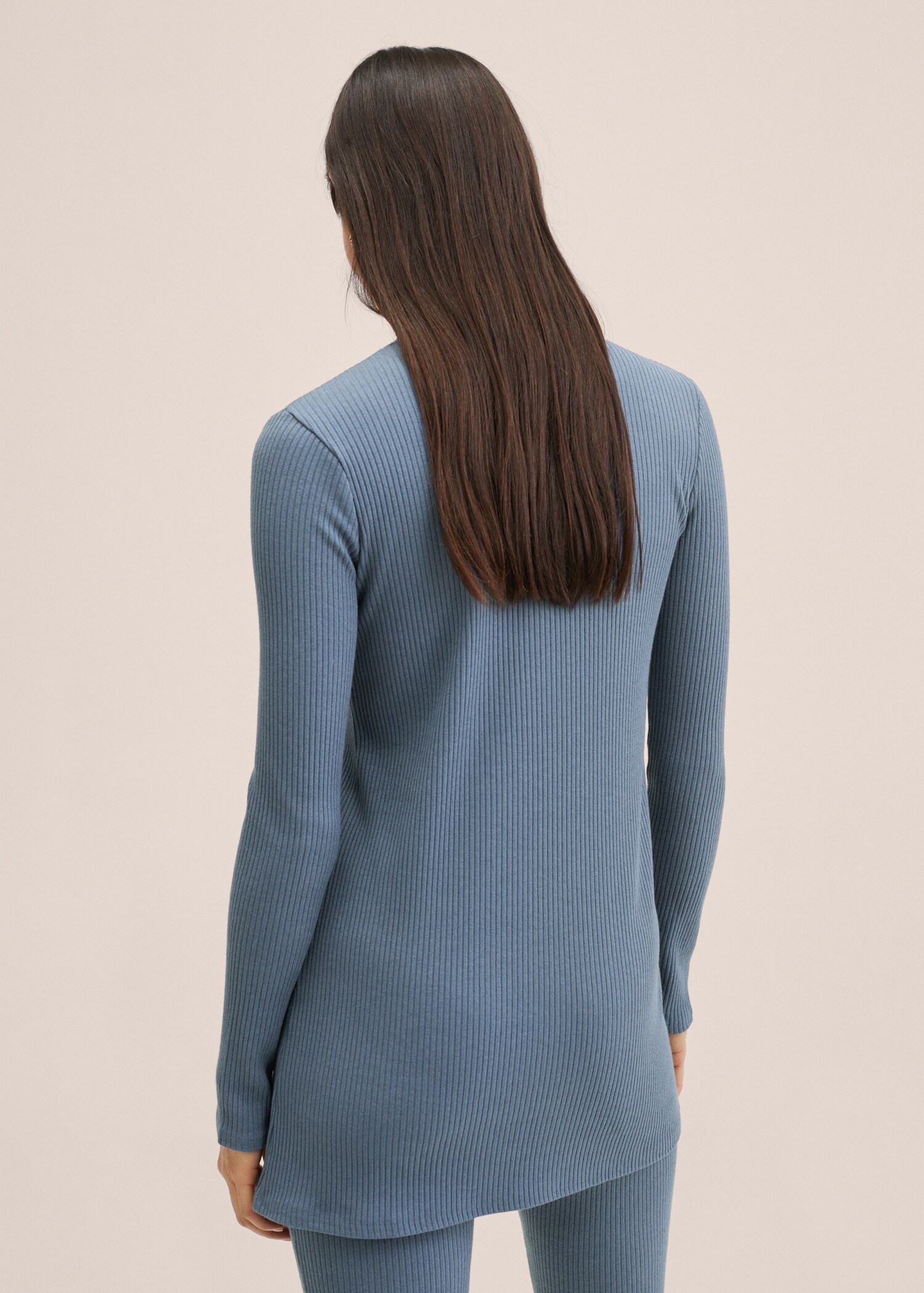 Perkins-neck sweater - Reverse of the article