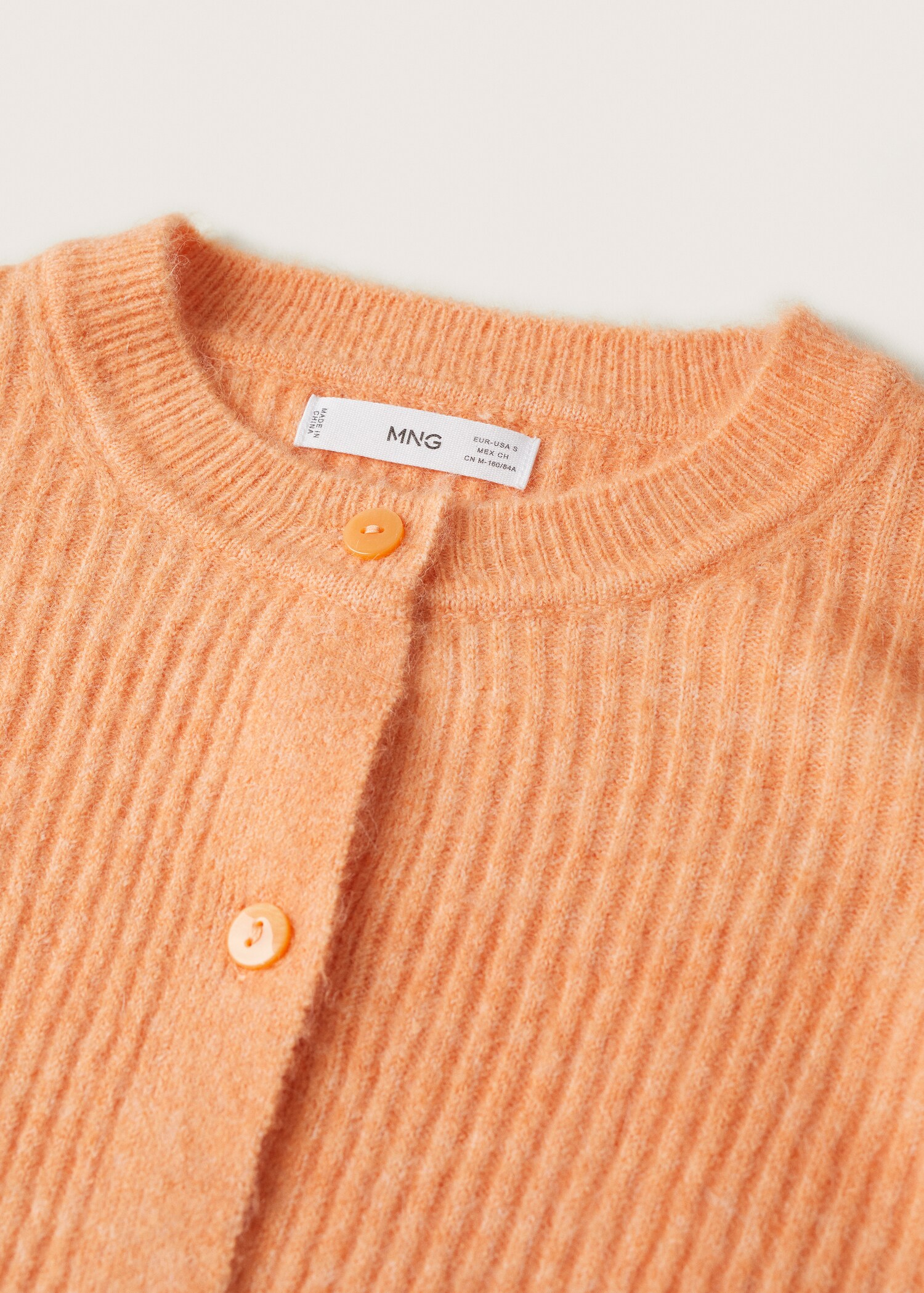Ribbed knit cardigan - Details of the article 8