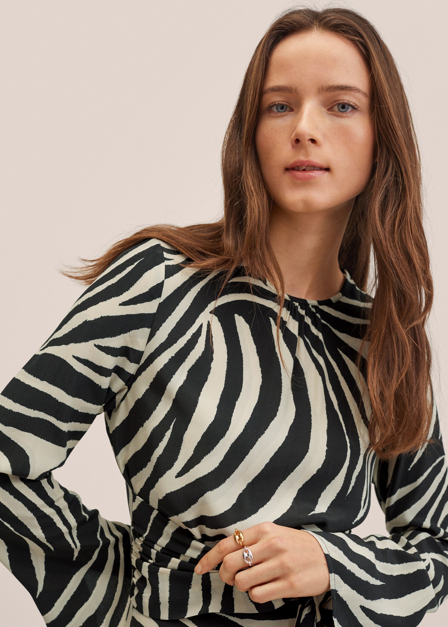 Vestido animal print - Detalle del artículo 1