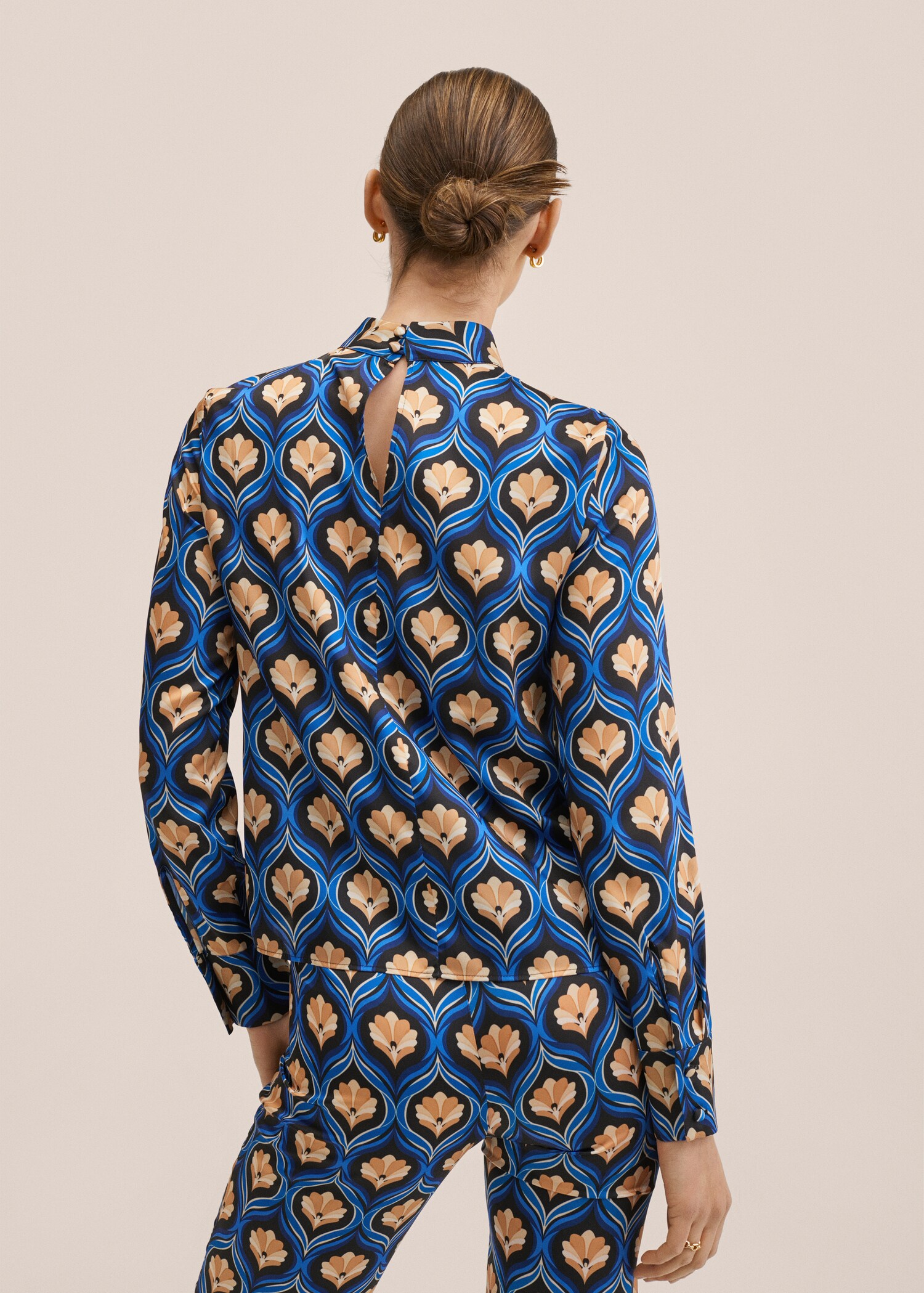 Blusa stampa retrò - Retro dell'articolo