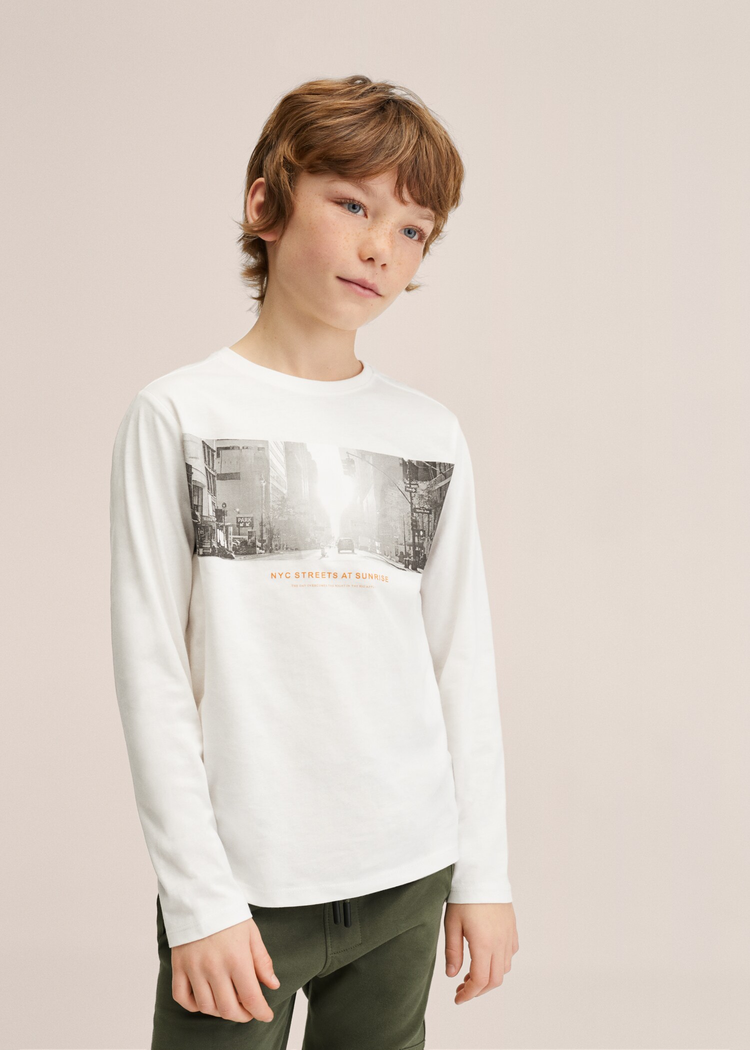 Printed long sleeve t-shirt - Details of the article 1