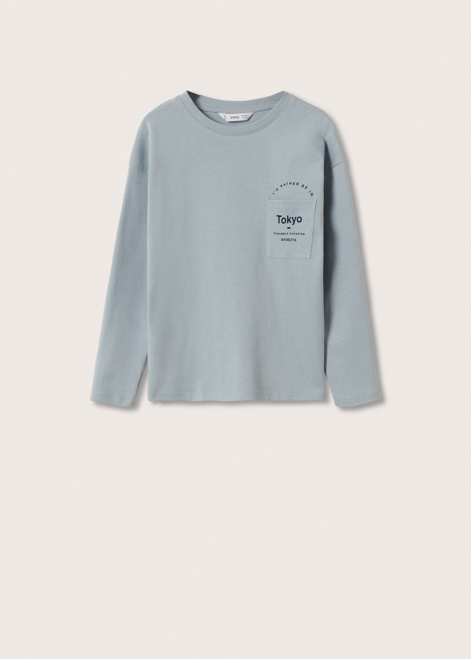 Camiseta manga larga mensaje - Artículo sin modelo