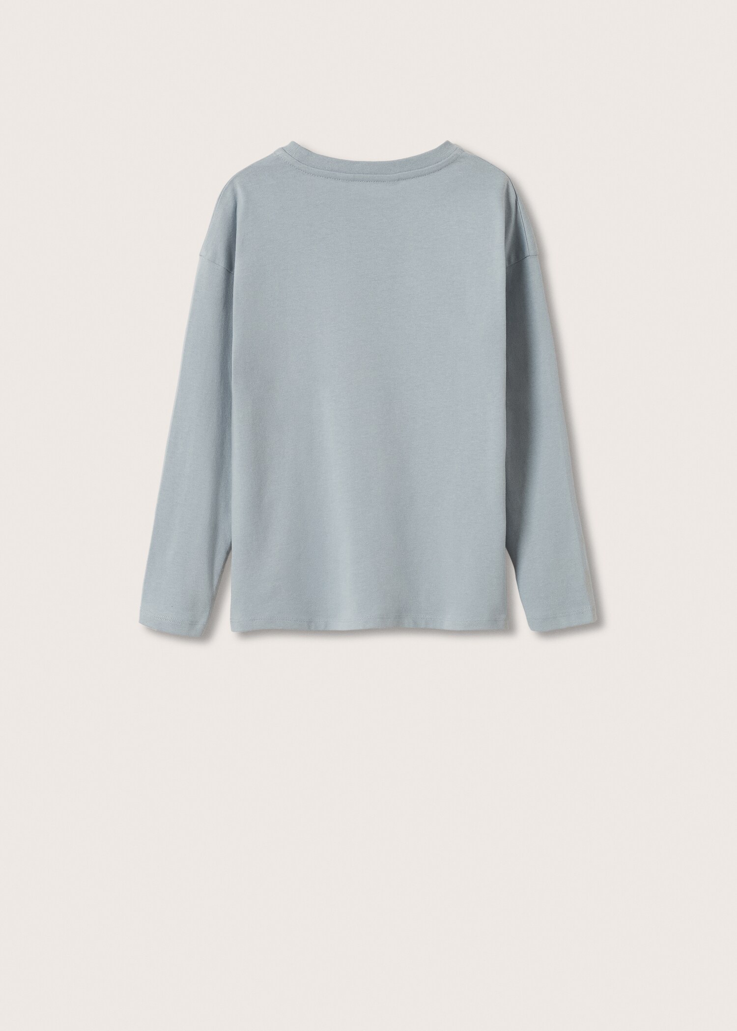 Camiseta manga larga mensaje - Reverso del artículo