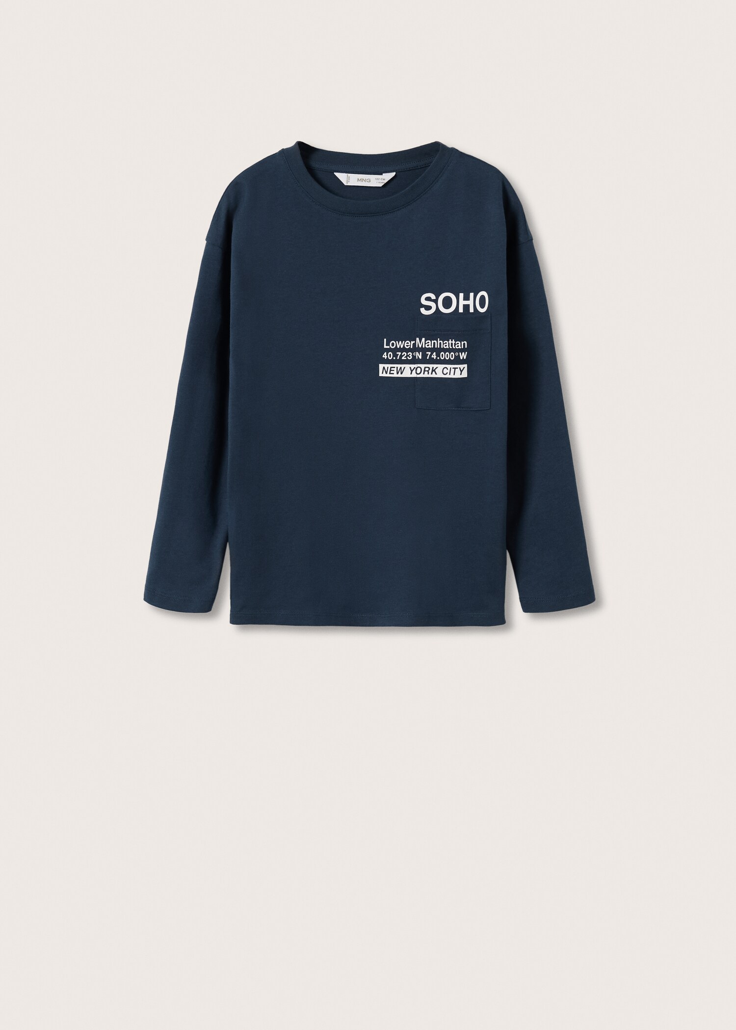 Camiseta manga larga mensaje - Artículo sin modelo