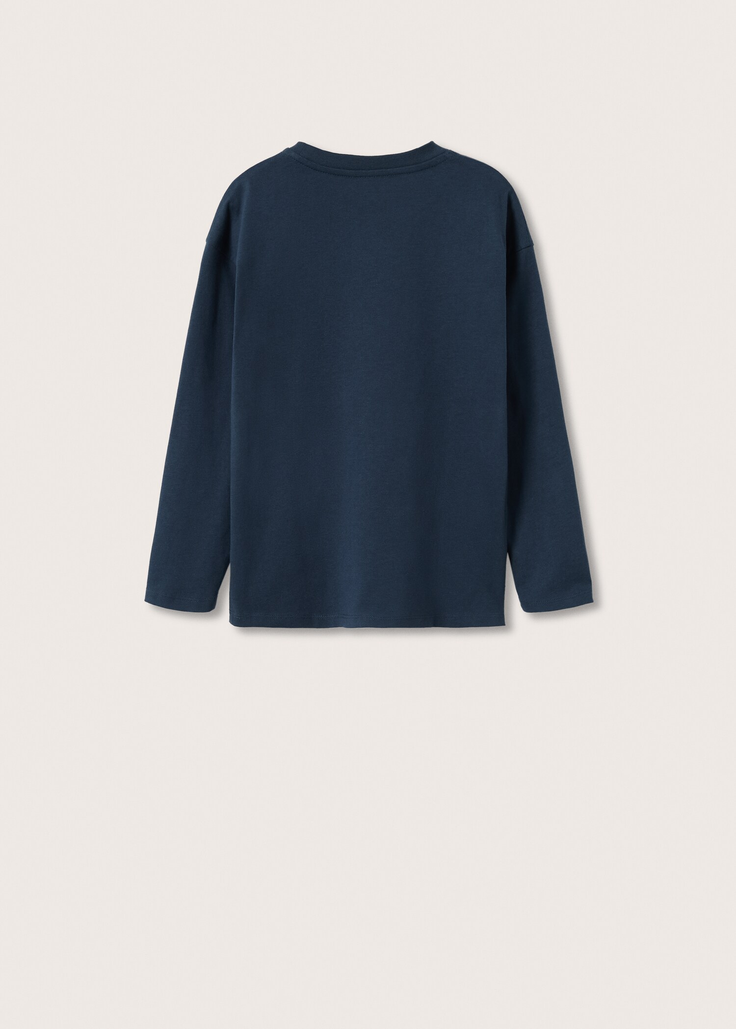 Camiseta manga larga mensaje - Reverso del artículo