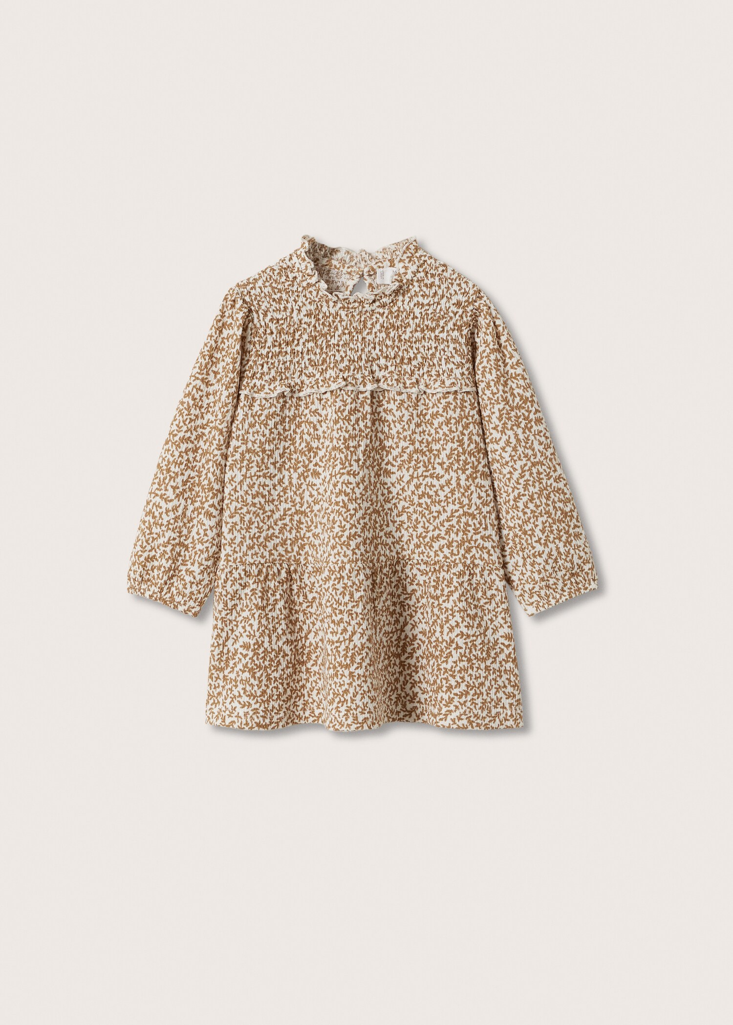 Vestido fruncido estampado - Artículo sin modelo