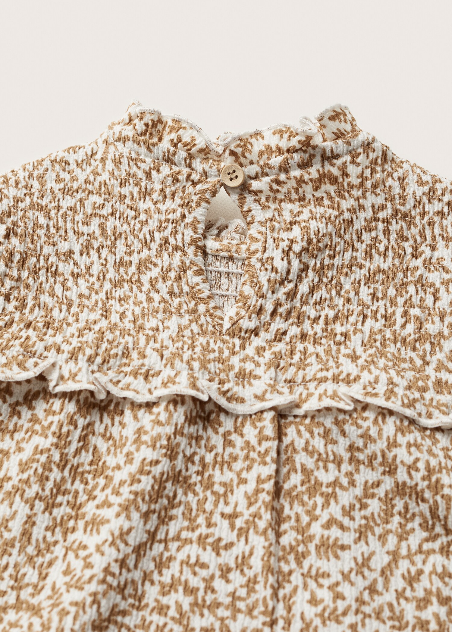 Vestido fruncido estampado - Detalle del artículo 9