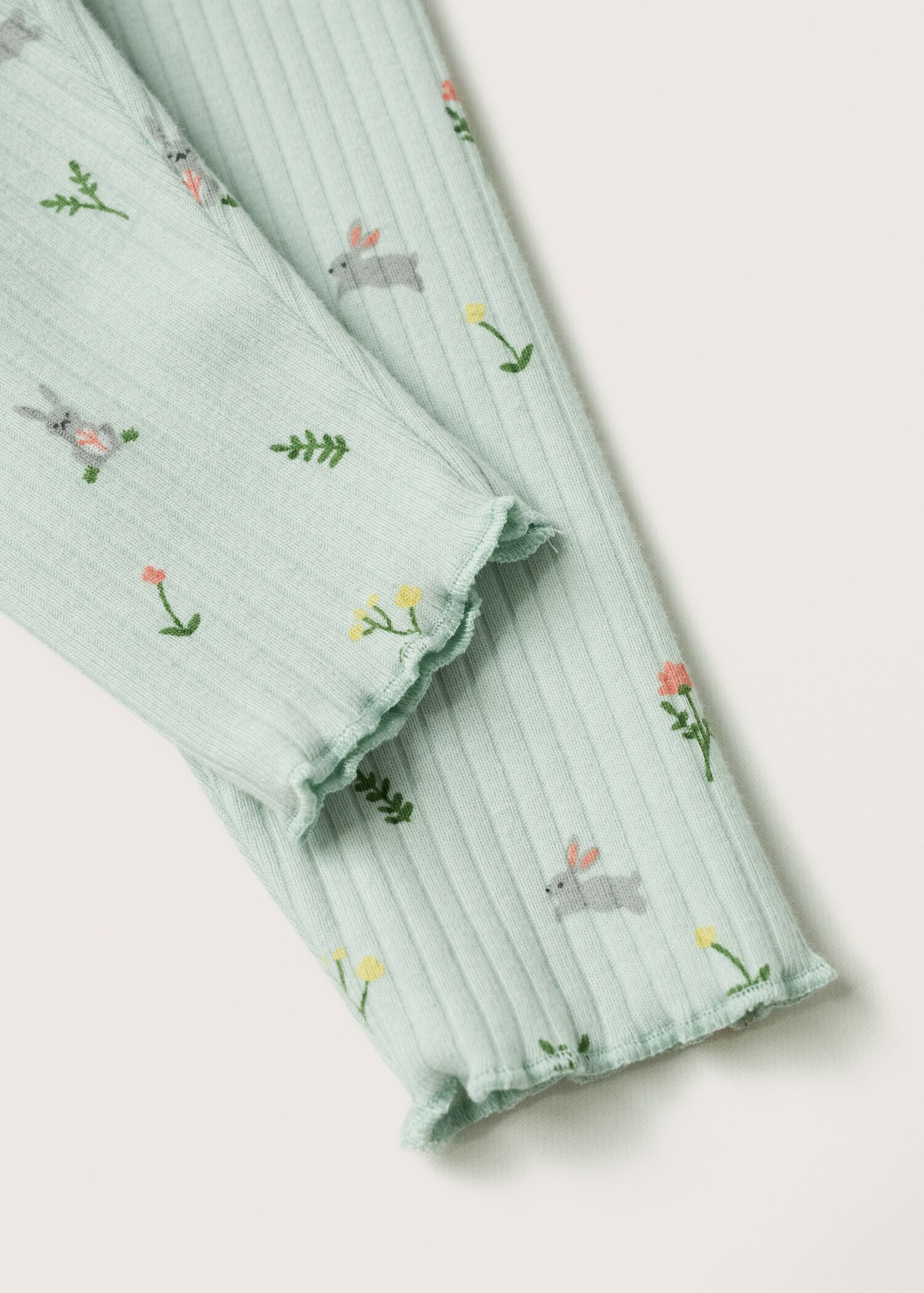 Printed cotton leggings - Details of the article 8