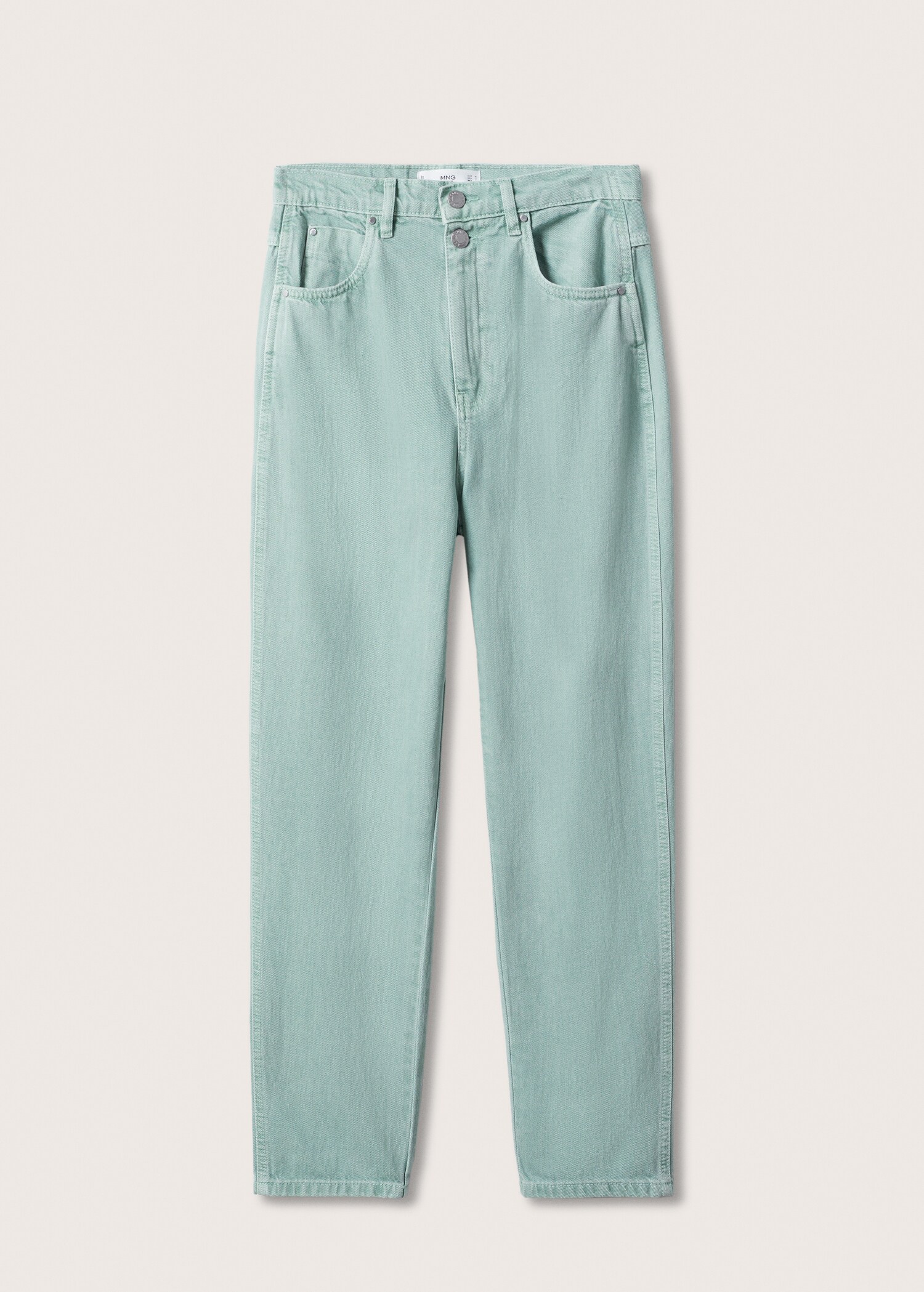 Vaqueros tapered tiro alto - Artículo sin modelo