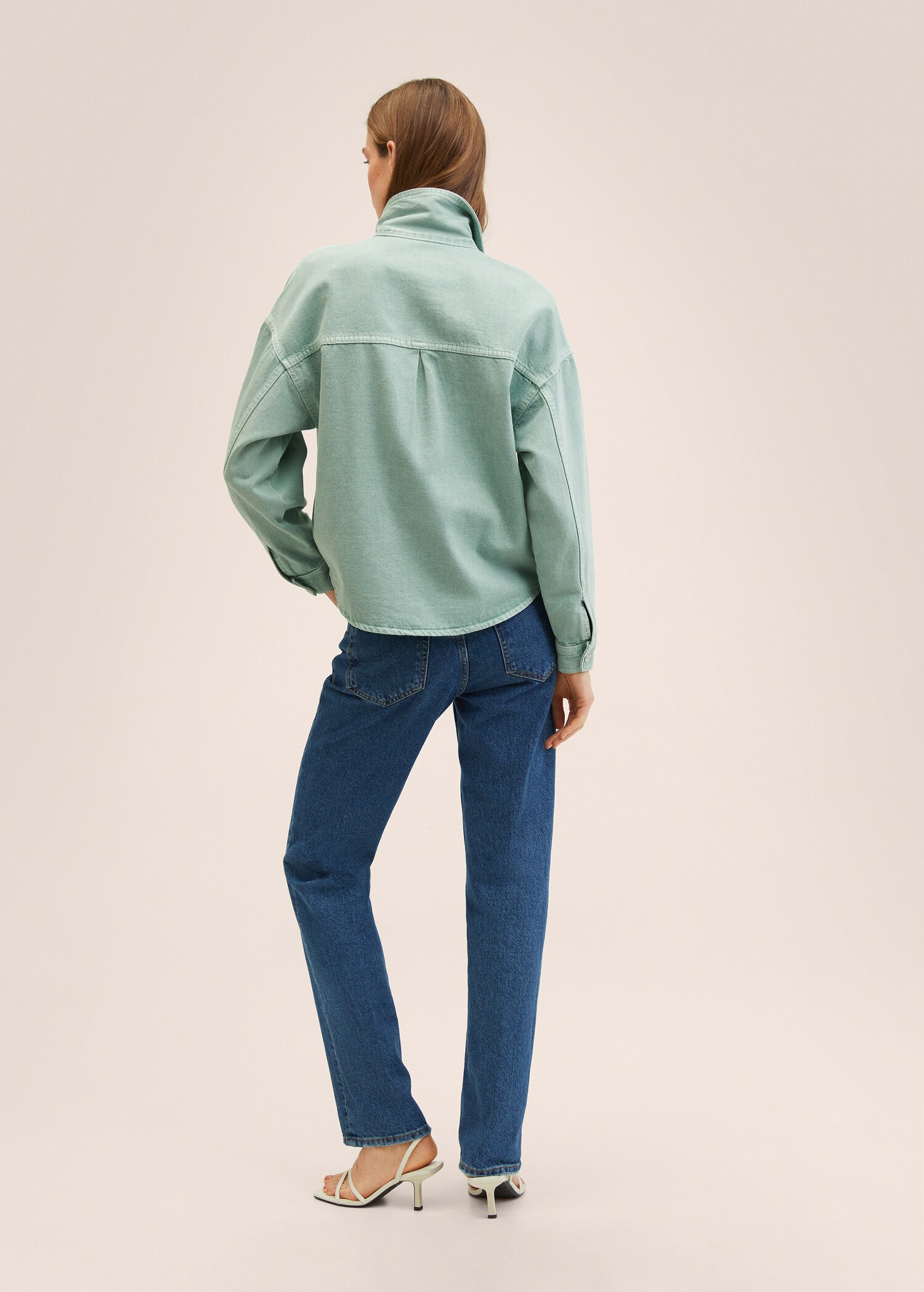 Camisa vaquera oversize - Reverso del artículo