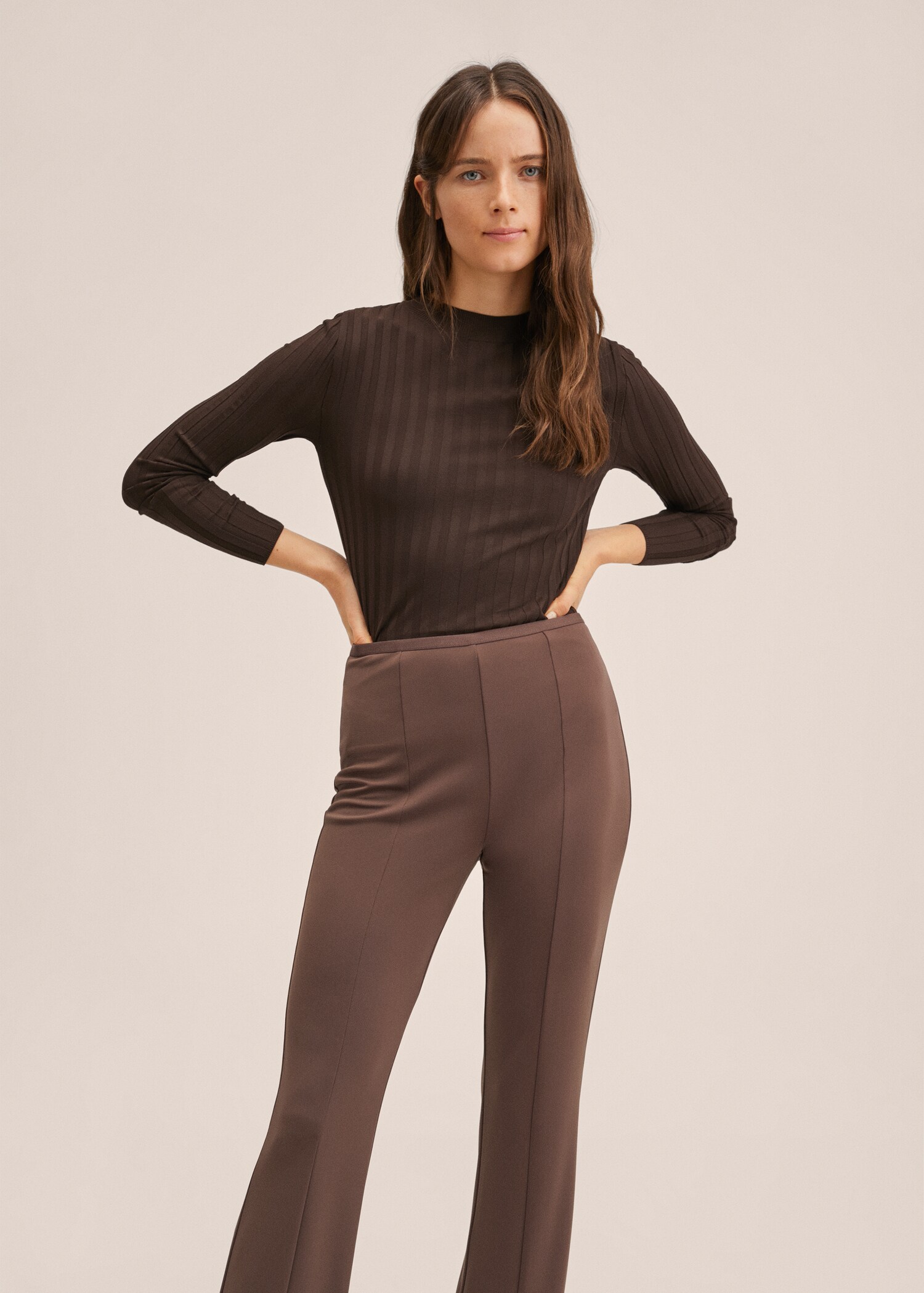 Pantalón wideleg tiro alto - Detalle del artículo 1