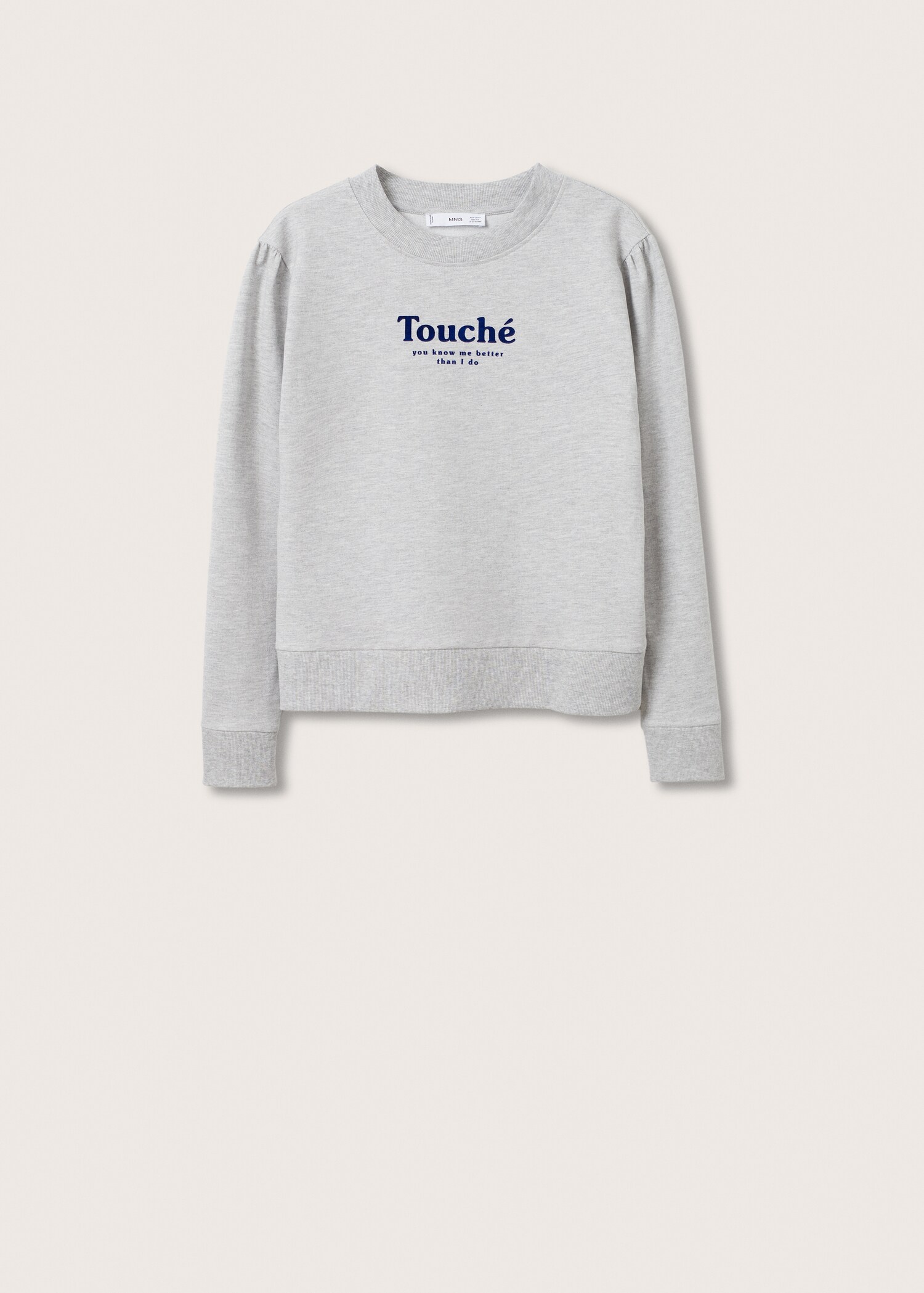 Sudadera mensaje algodón - Artículo sin modelo