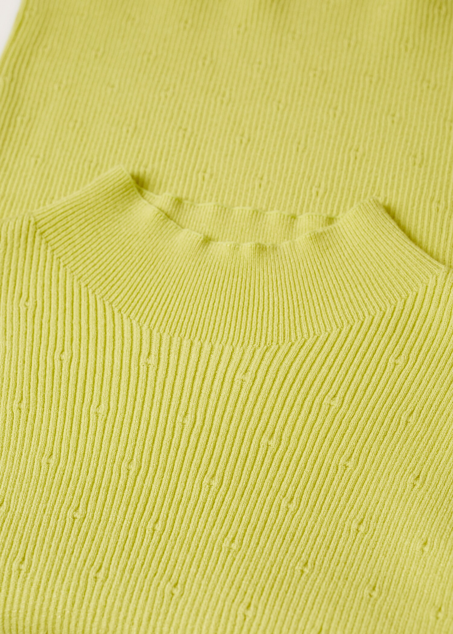 Perkins-neck ribbed top - Details of the article 8