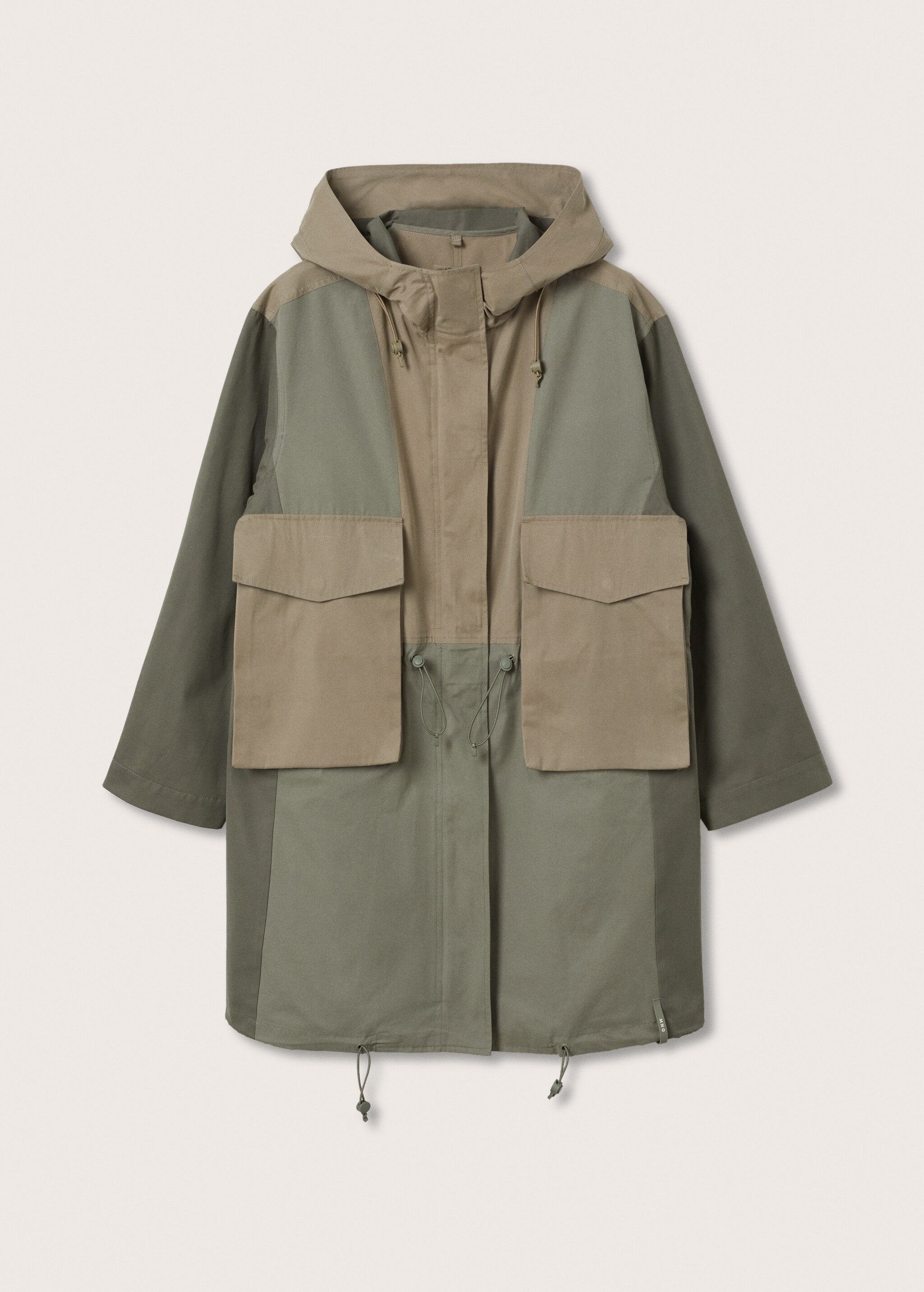 Oversized cotton parka  - Article without model